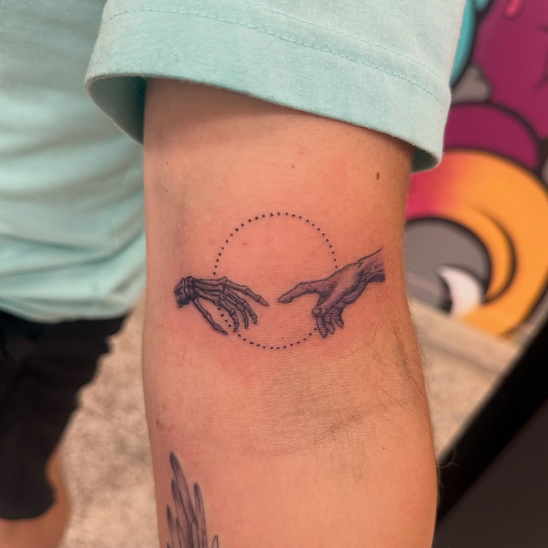 Tattoo by @cherrypoppingchuck — illustrative, black_and_grey