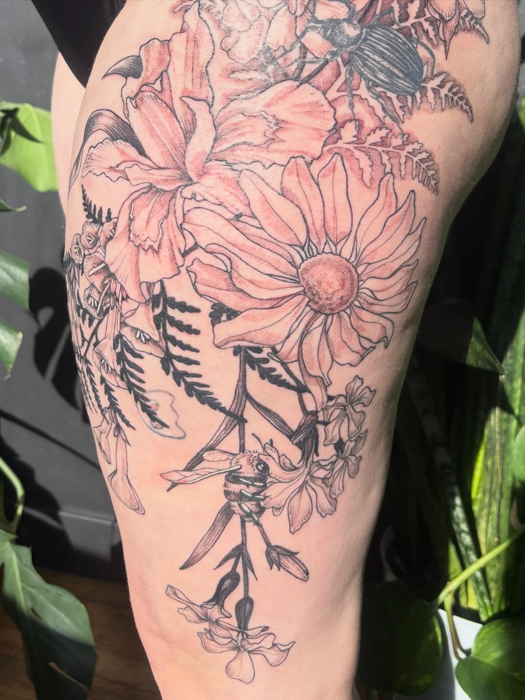 Tattoo by @jolley.ink — illustrative, black_and_grey