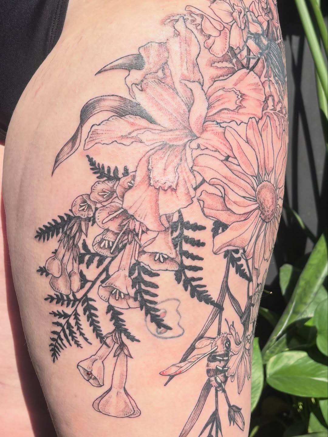 Tattoo by @jolley.ink — illustrative, black_and_grey