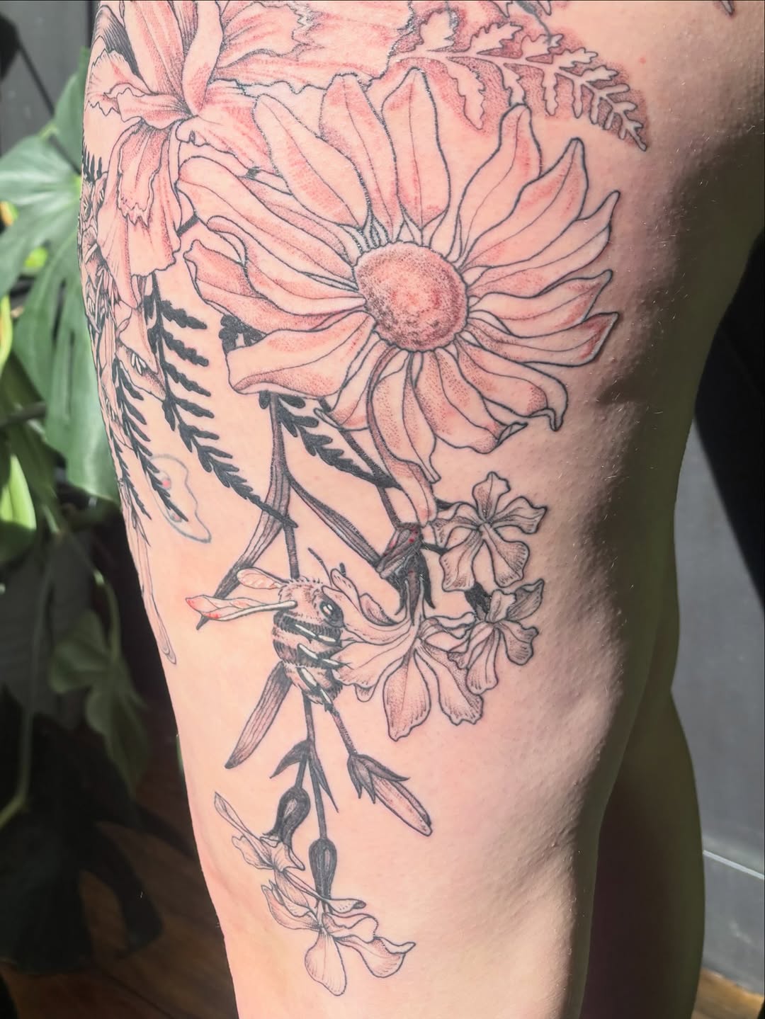 Tattoo by @jolley.ink — illustrative, black_and_grey