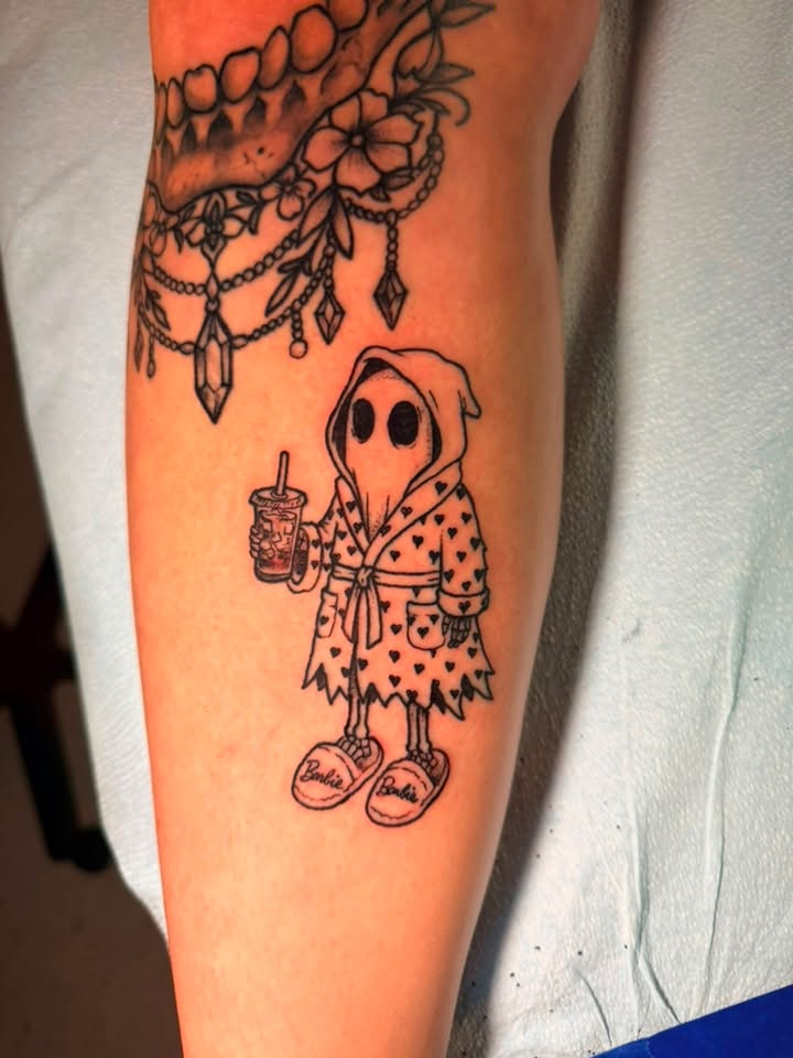 Tattoo by @catfishjimmytattoos — ignorant, blackwork