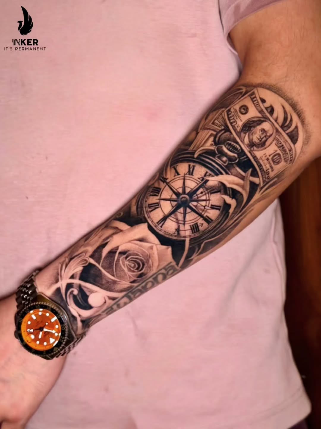 Tattoo by @suvo_the_inker — black_and_grey, realism