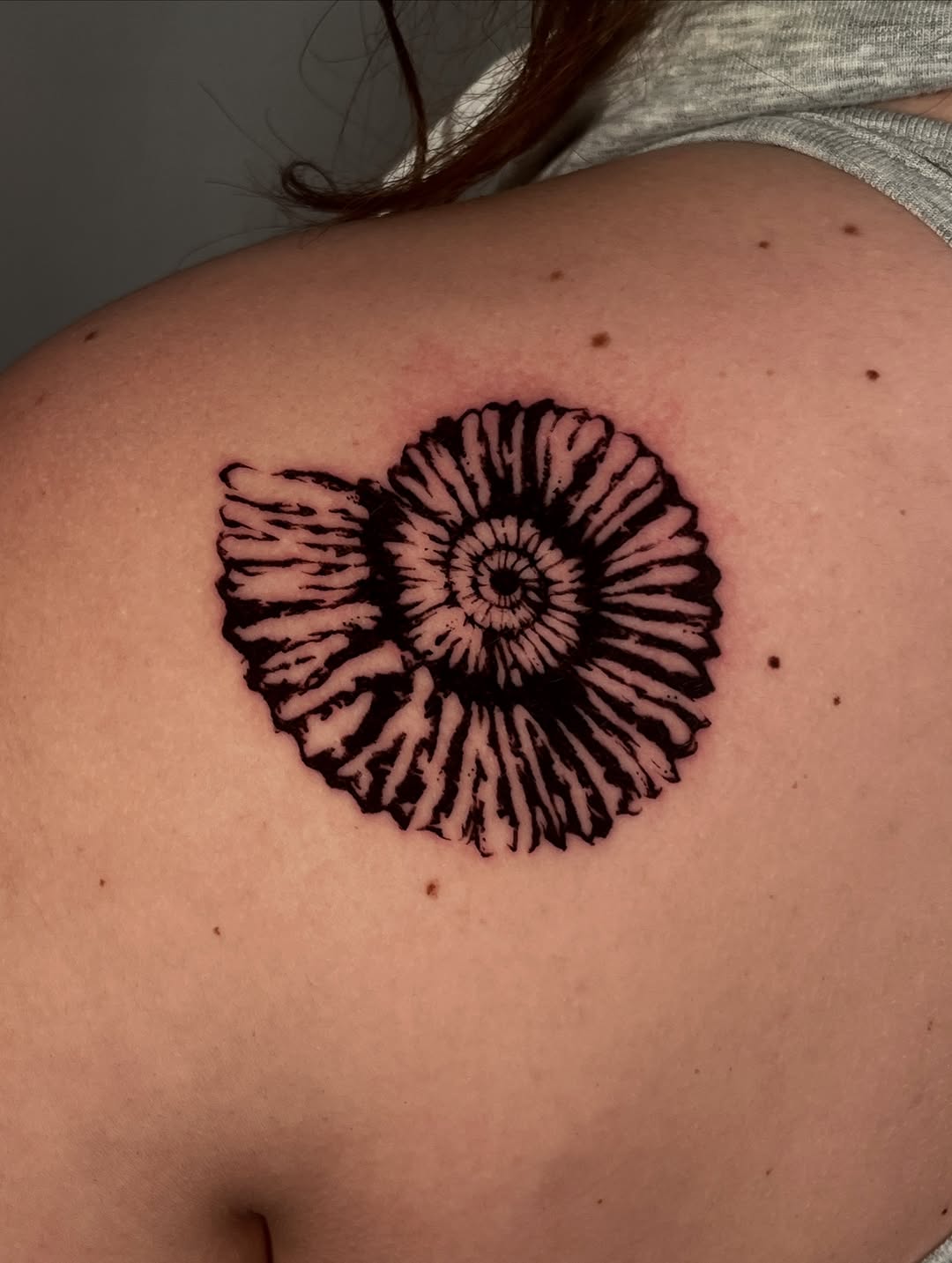 Tattoo by @woojae_tt — blackwork, illustrative