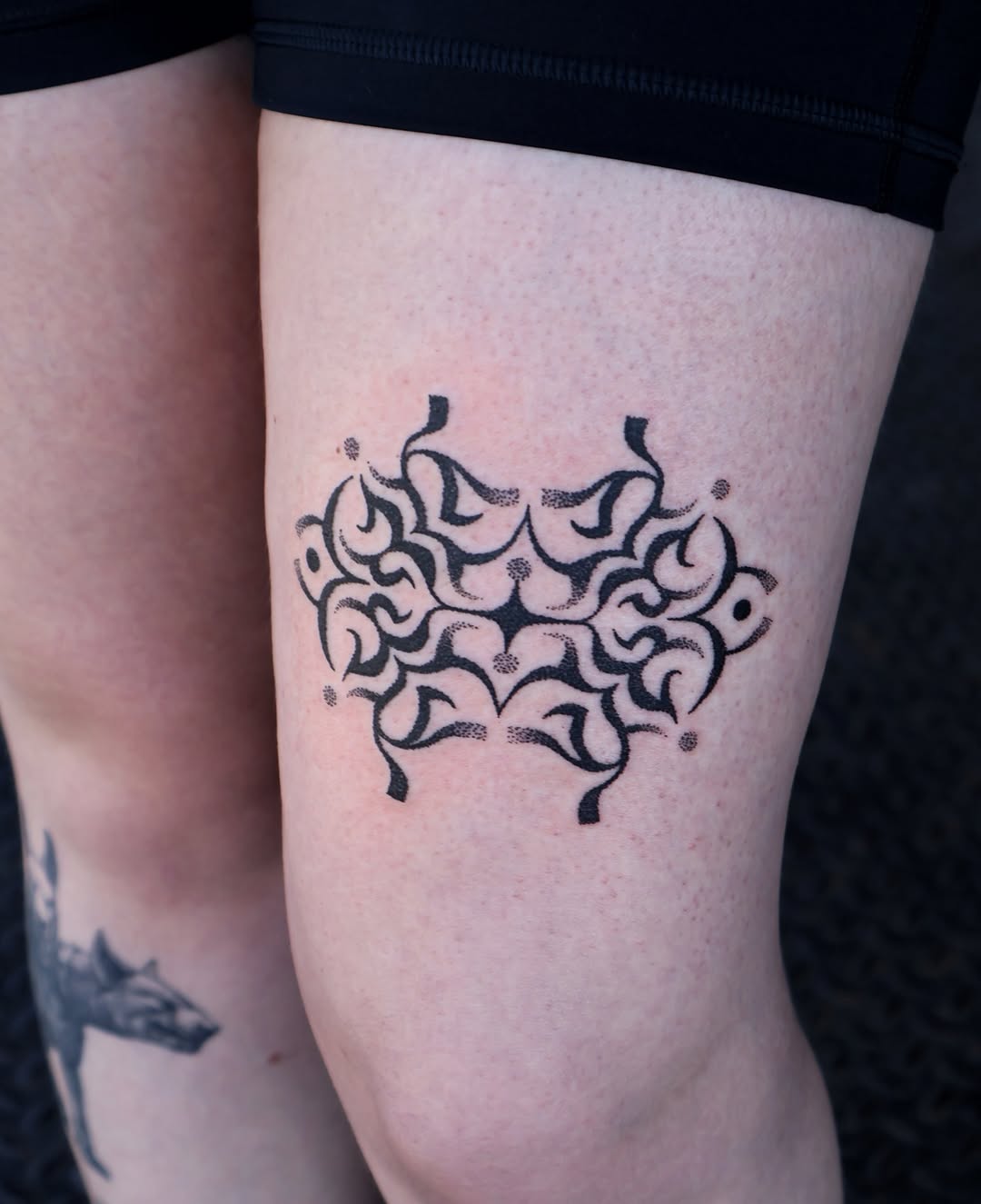Tattoo by @ladybao.tattoo โ dotwork, geometric