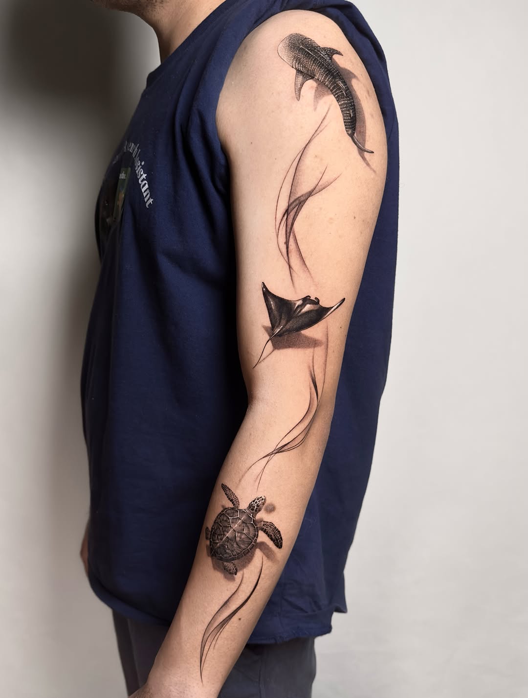 Tattoo by @_via_saru — realism, black_and_grey