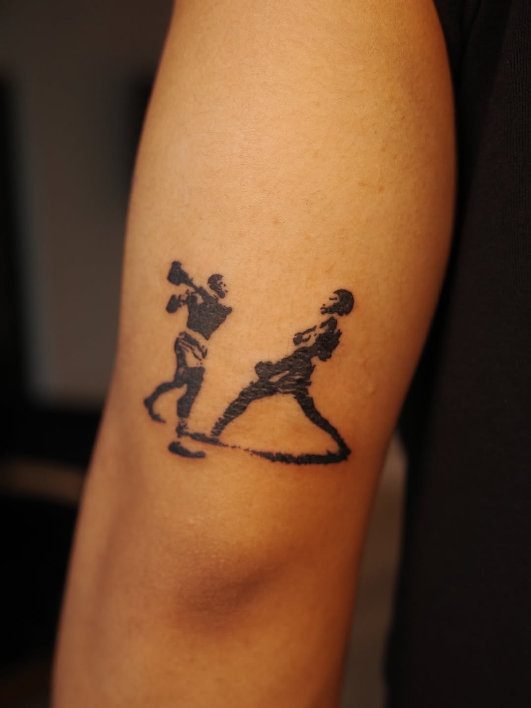 Tattoo by @holly.tatts — blackwork, illustrative