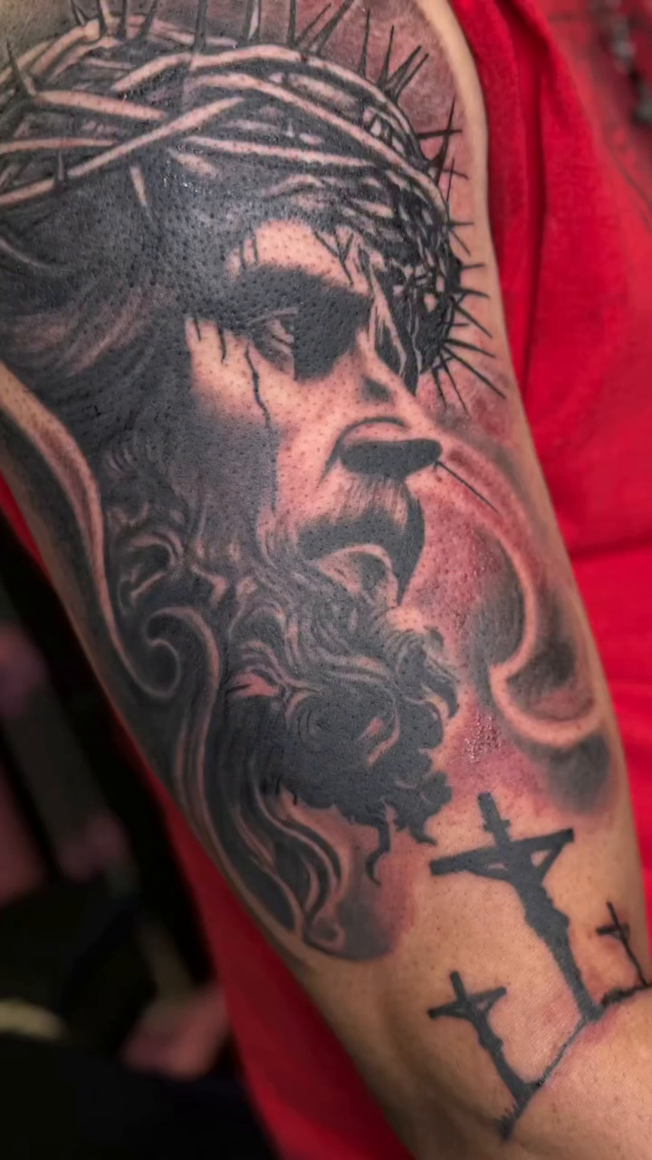 Tattoo by @iamsheinks — realism, black_and_grey