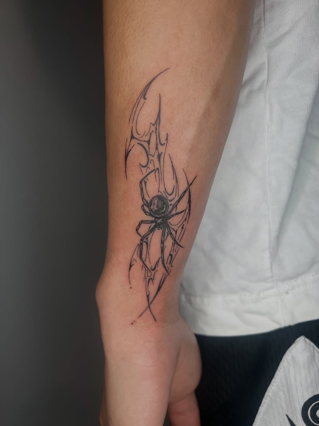 Tattoo by @skinsagastudio — blackwork