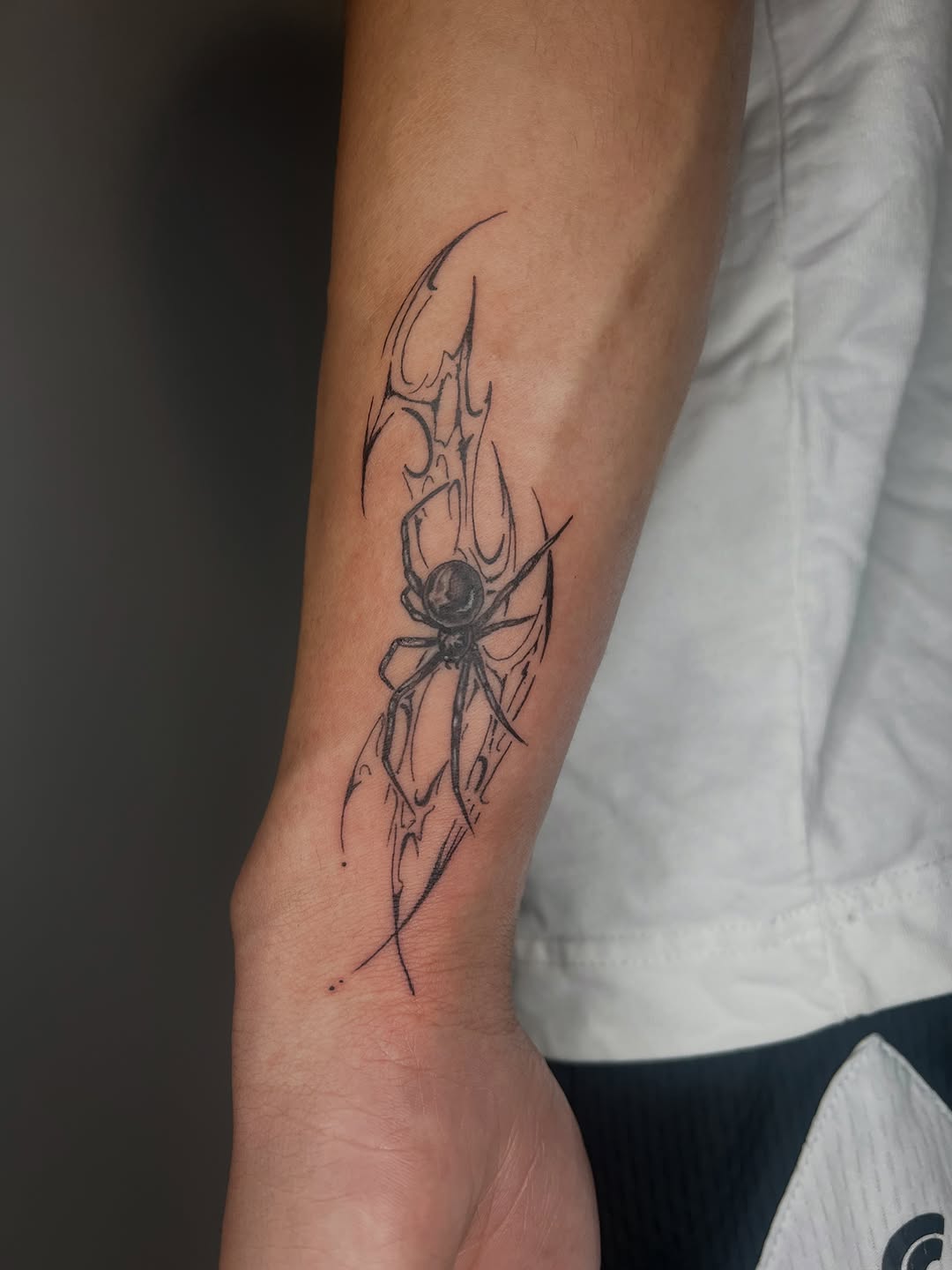 Tattoo by @skinsagastudio — blackwork