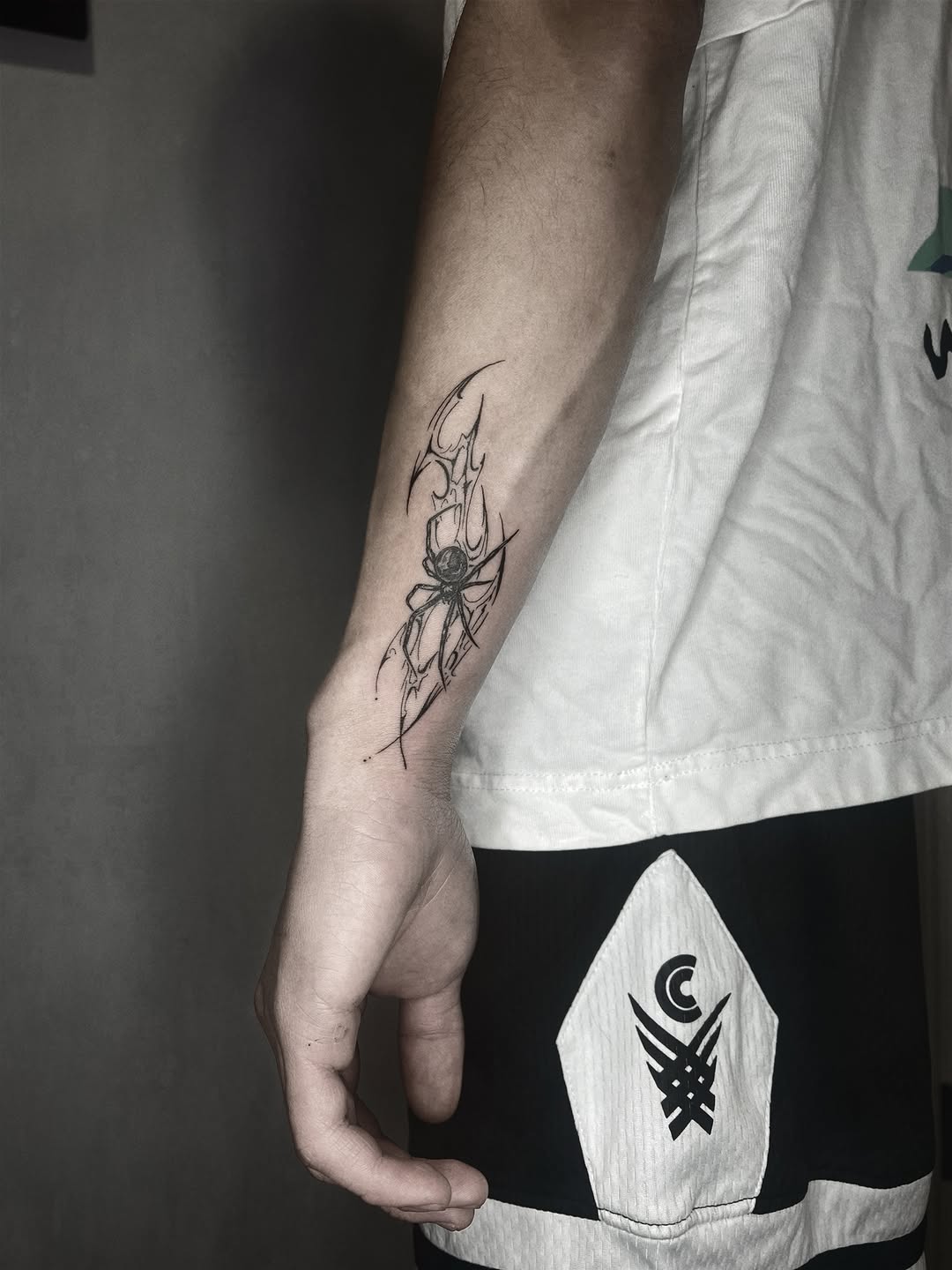 Tattoo by @skinsagastudio — blackwork