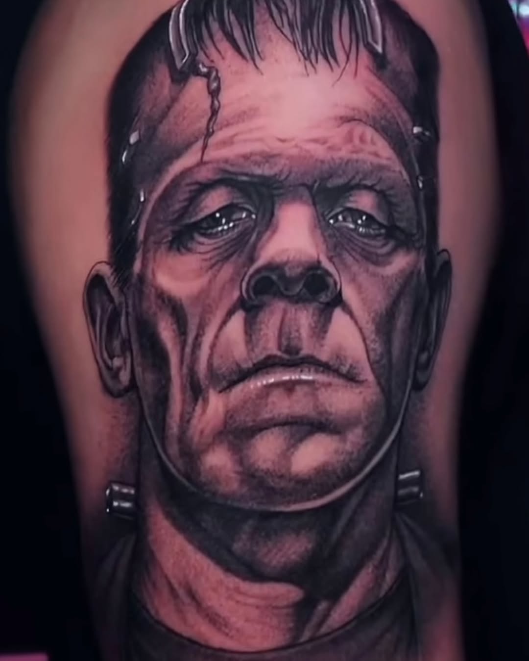 Tattoo by @chatos_tinta — realism, black_and_grey