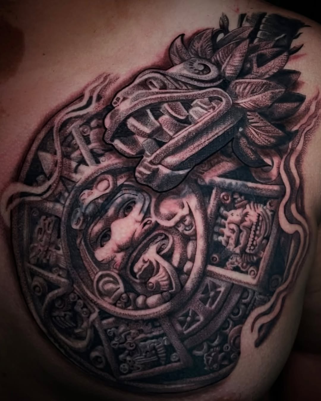 Tattoo by @chatos_tinta — black_and_grey, realism