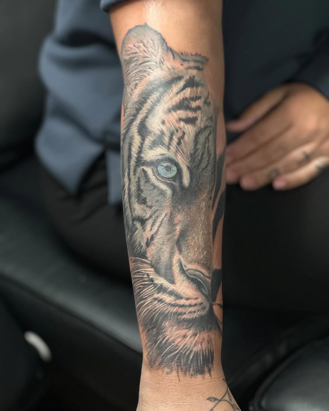 Tattoo by @shalynns.tattoo — realism, black_and_grey