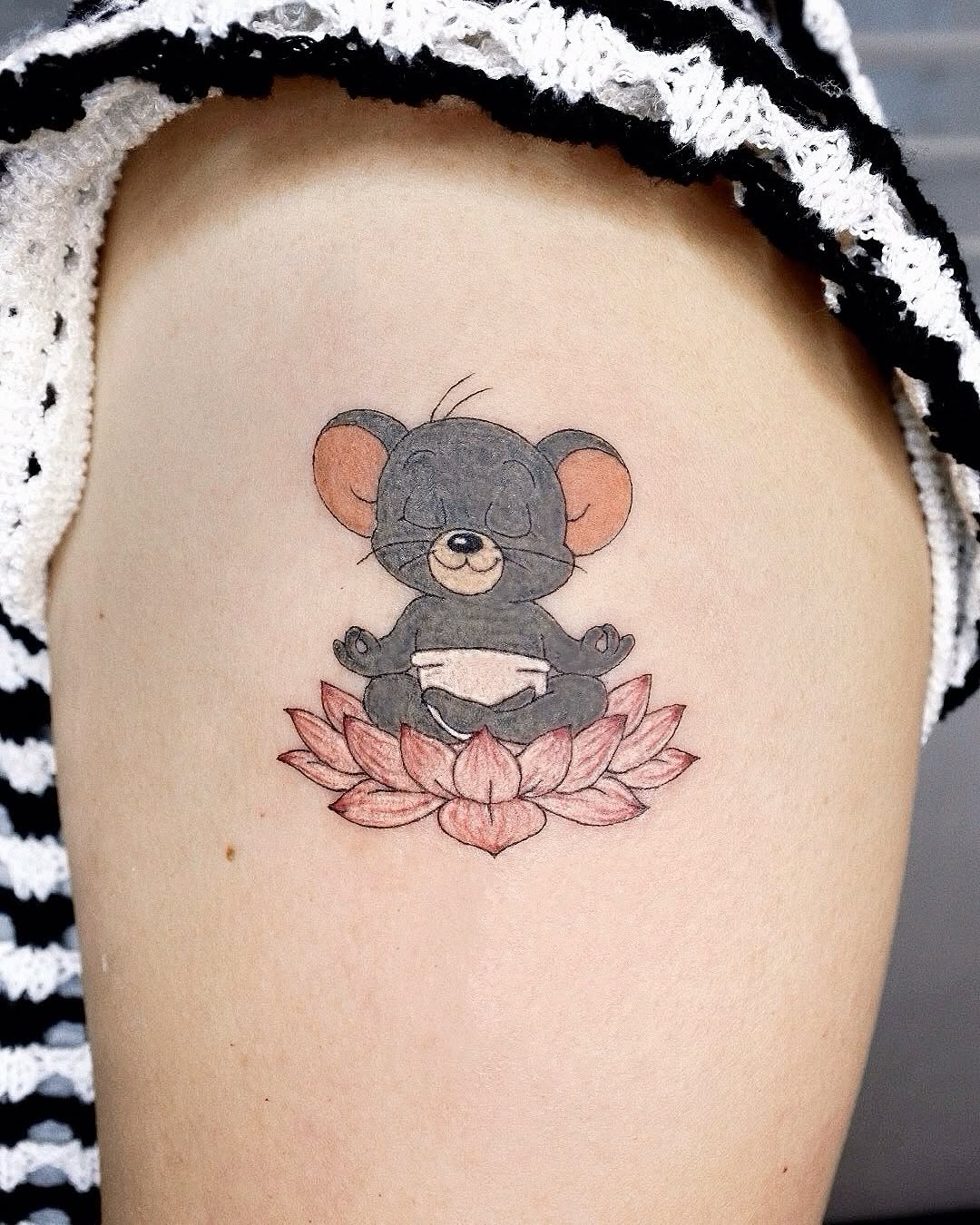 Tattoo by @broccoli_tattooer — anime, fine_line