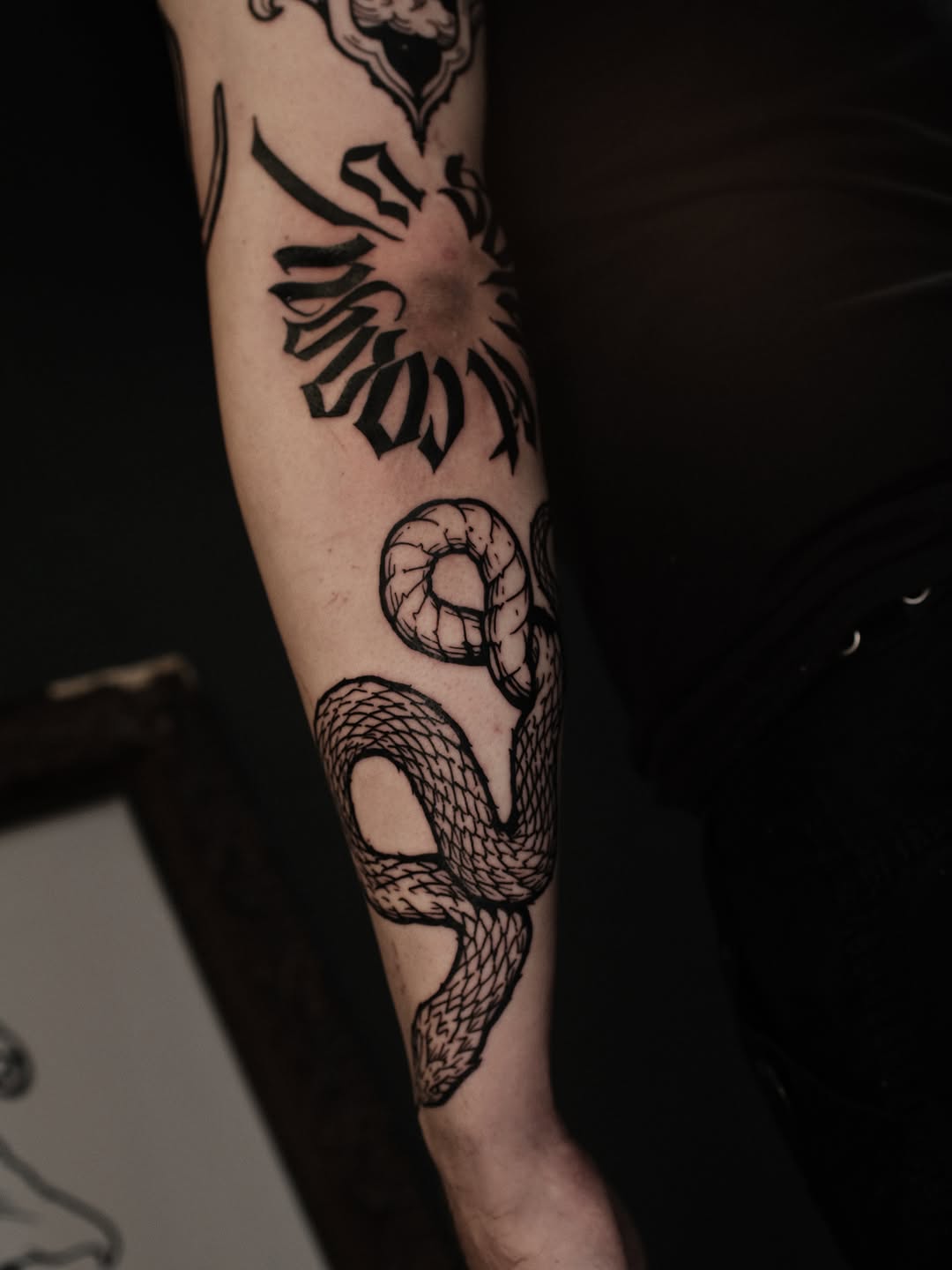 Tattoo by @staydoomed โ illustrative, blackwork