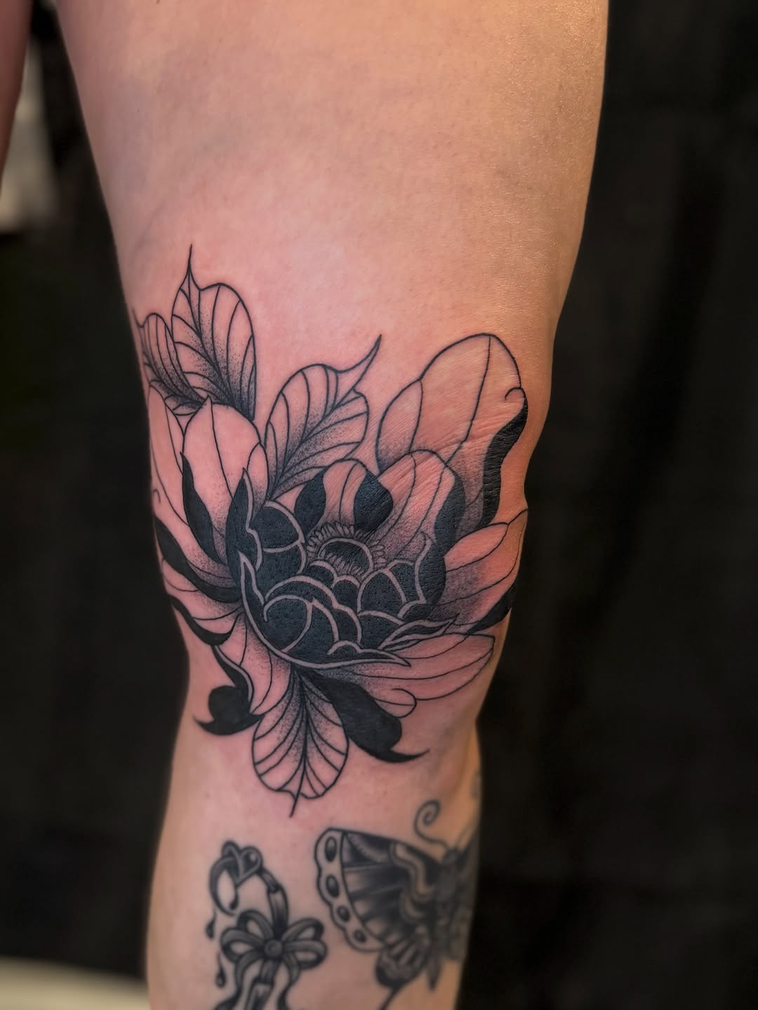 Tattoo by @zen_inkz — blackwork