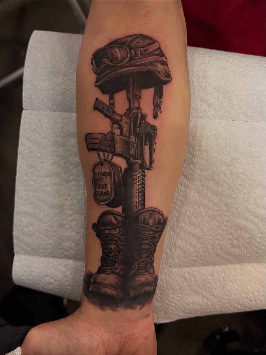 Tattoo by @zen_inkz — black_and_grey, realism
