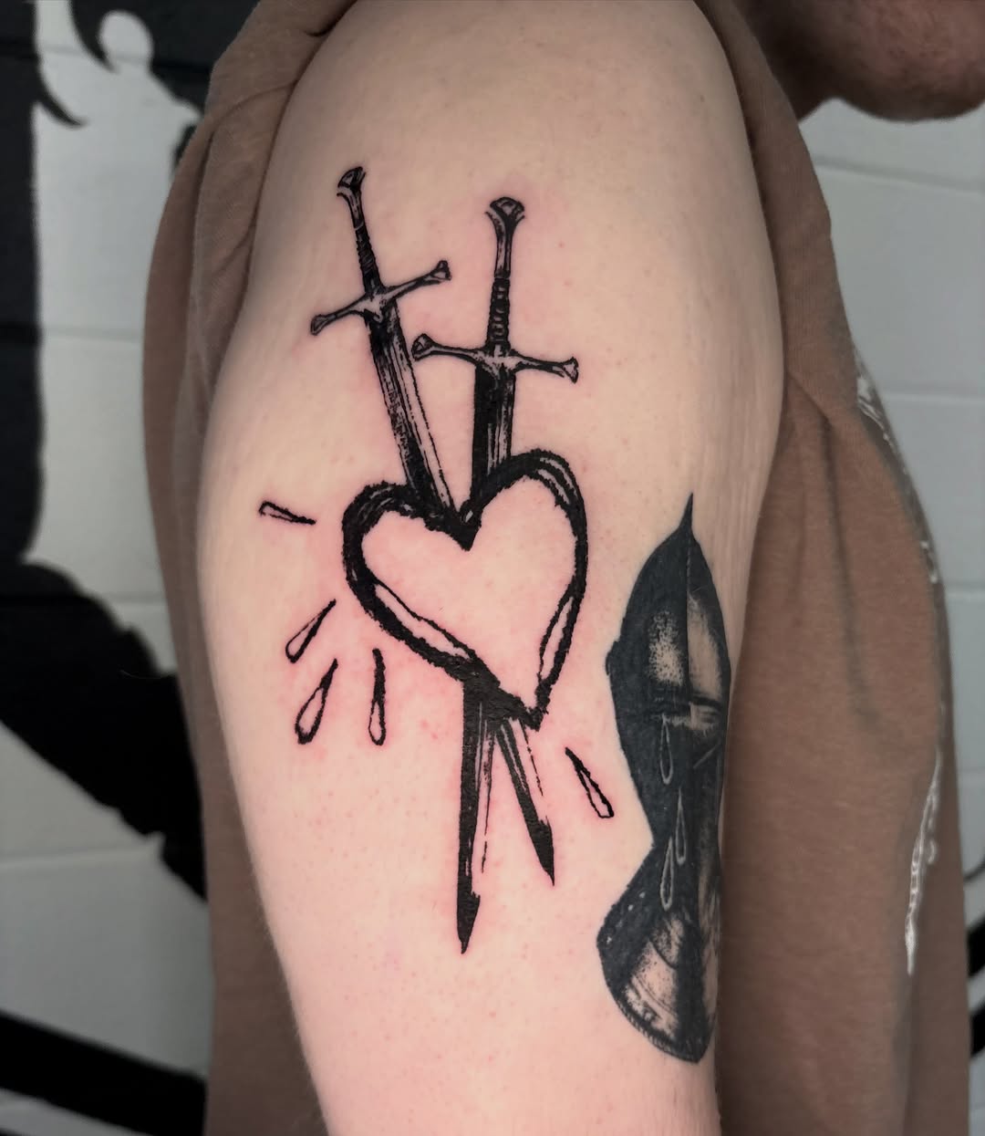 Tattoo by @lil_stinker_5000 — blackwork