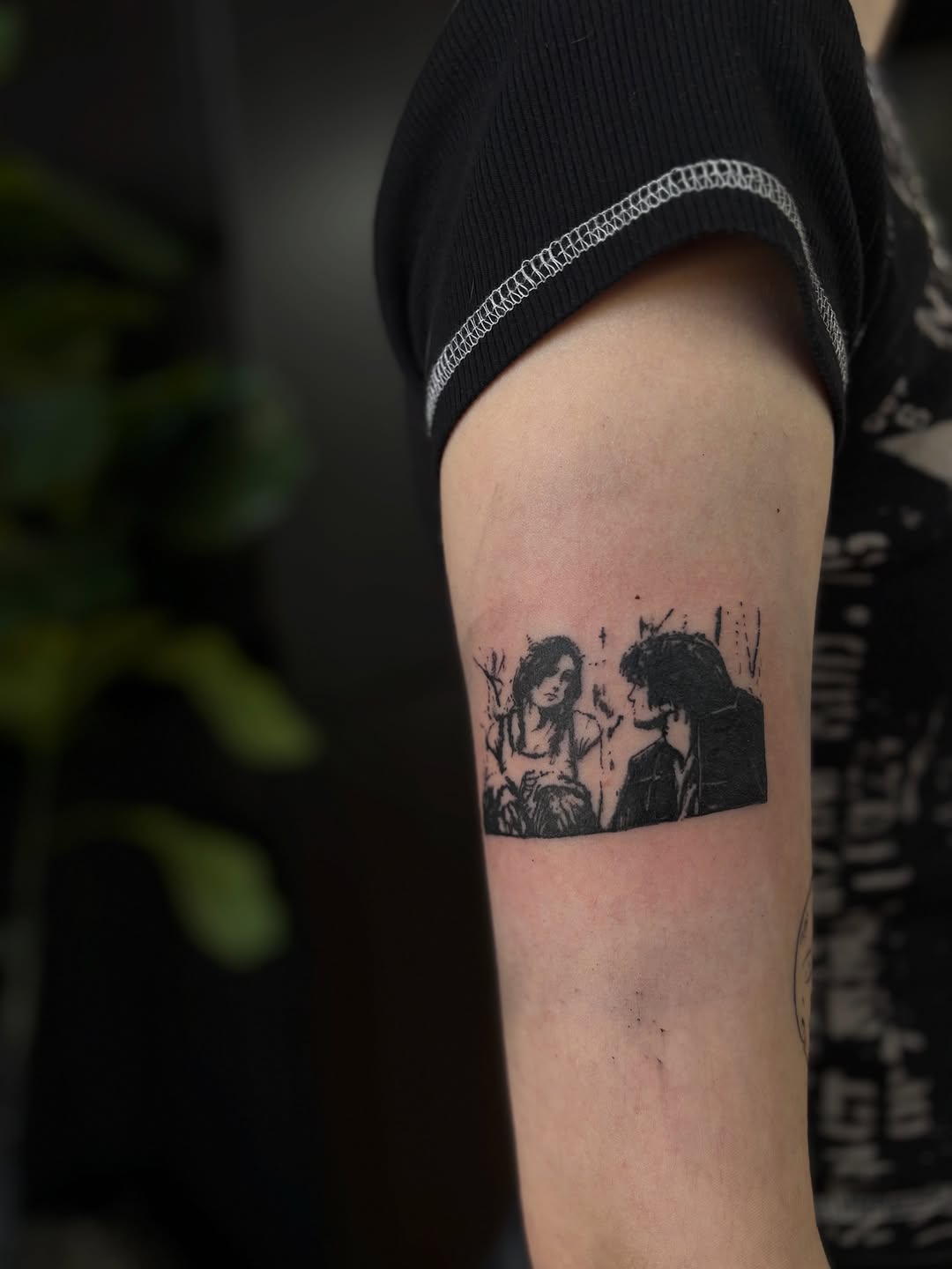 Tattoo by @poke.muse — illustrative, black_and_grey
