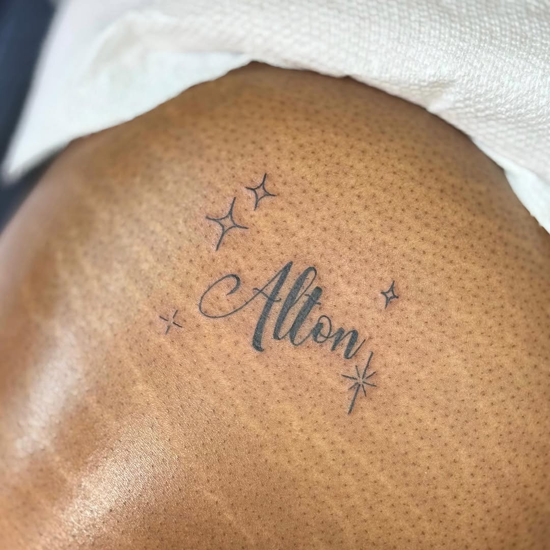 Tattoo by @tattoosbynic03 โ fine_line, lettering_script