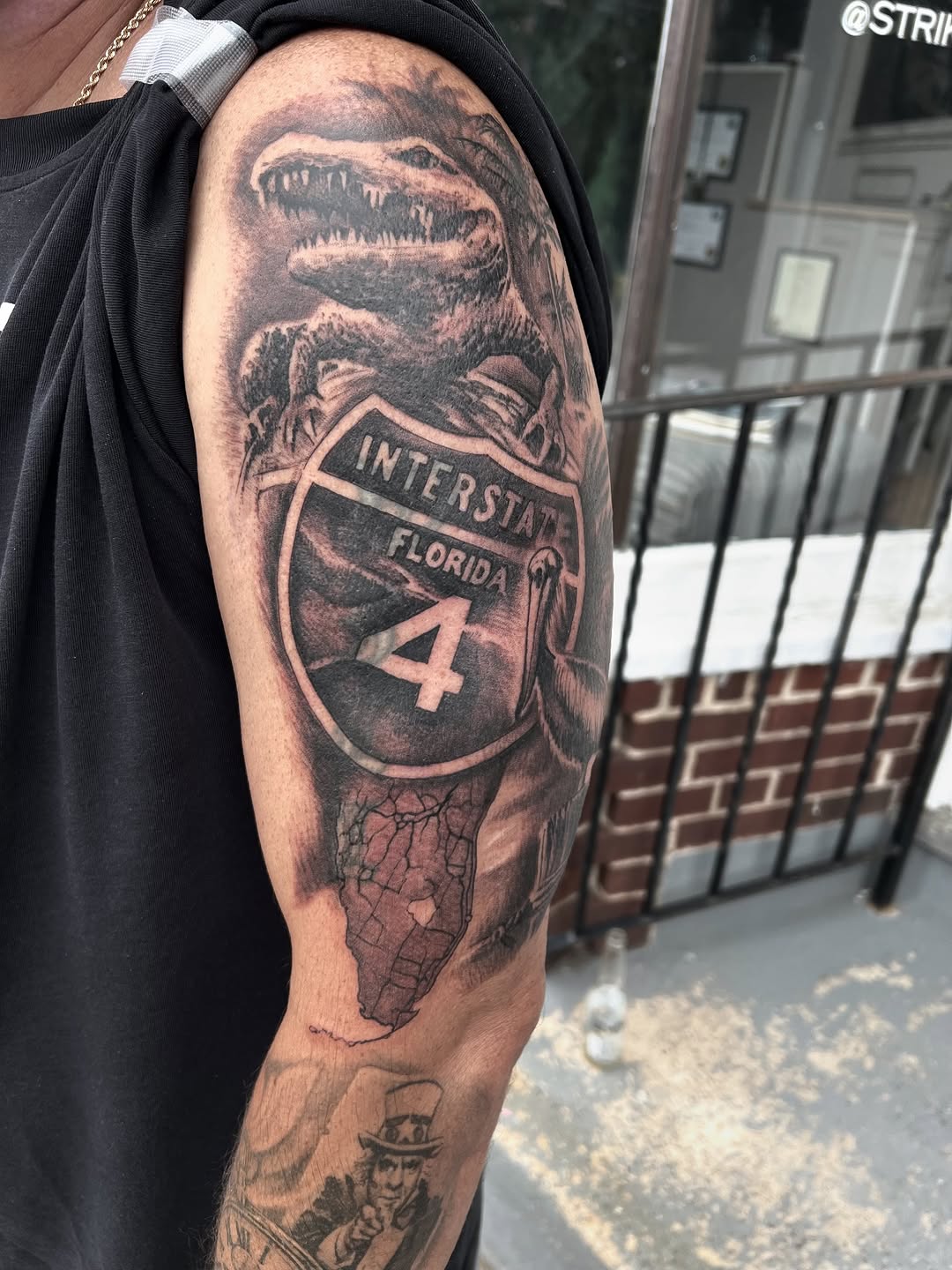 Tattoo by @strikt — realism, black_and_grey