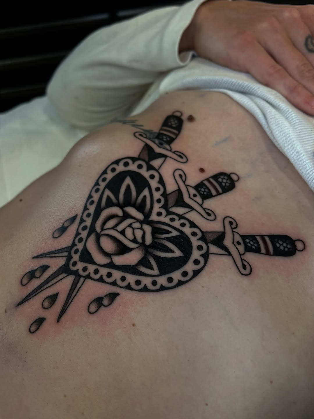 Tattoo by @sydsayyah — american_traditional, blackwork
