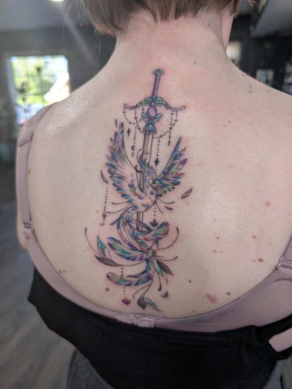 Tattoo by @sarahbean.ink — fine_line, ornamental