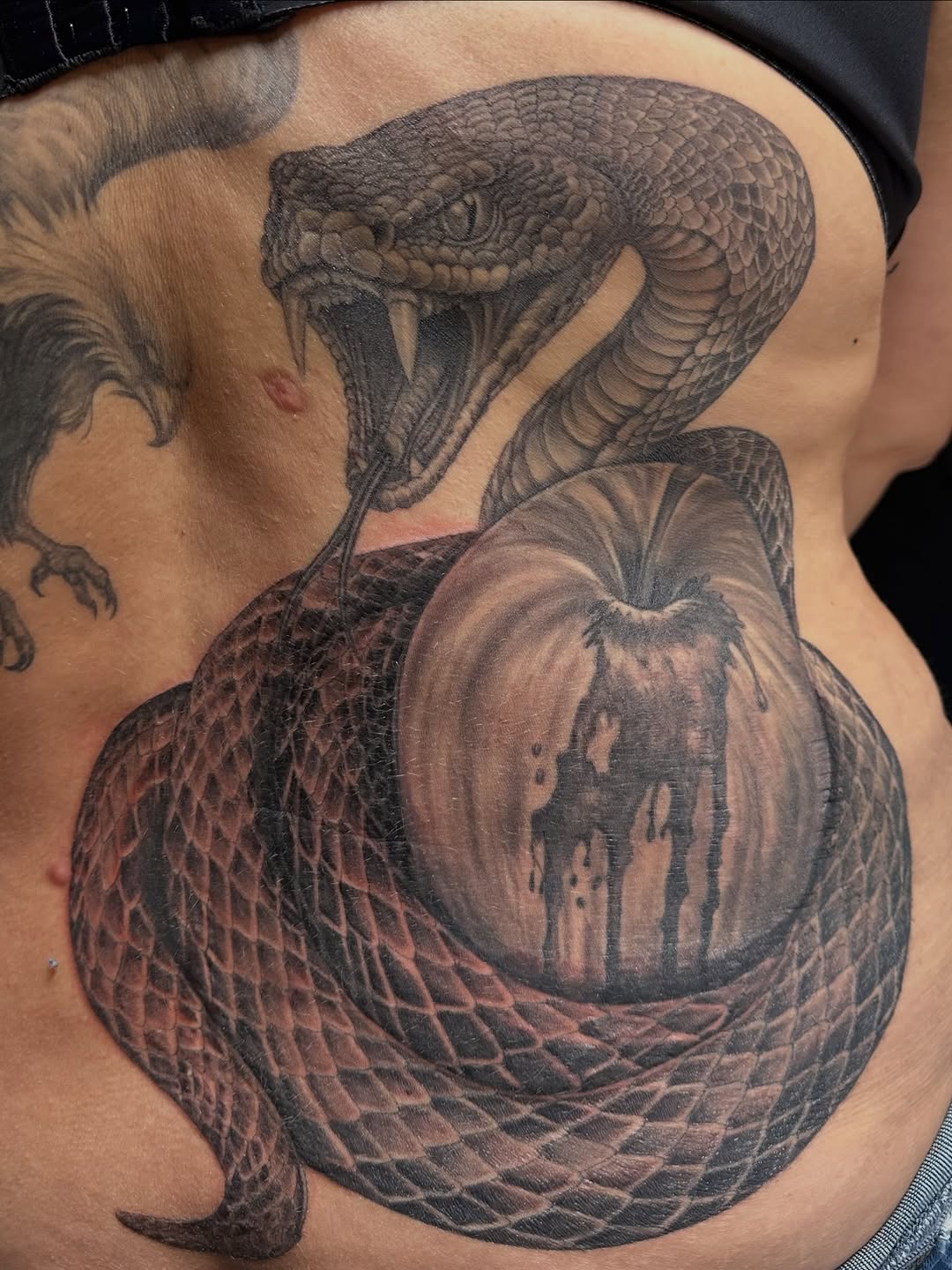 Tattoo by @baomtl — realism, black_and_grey