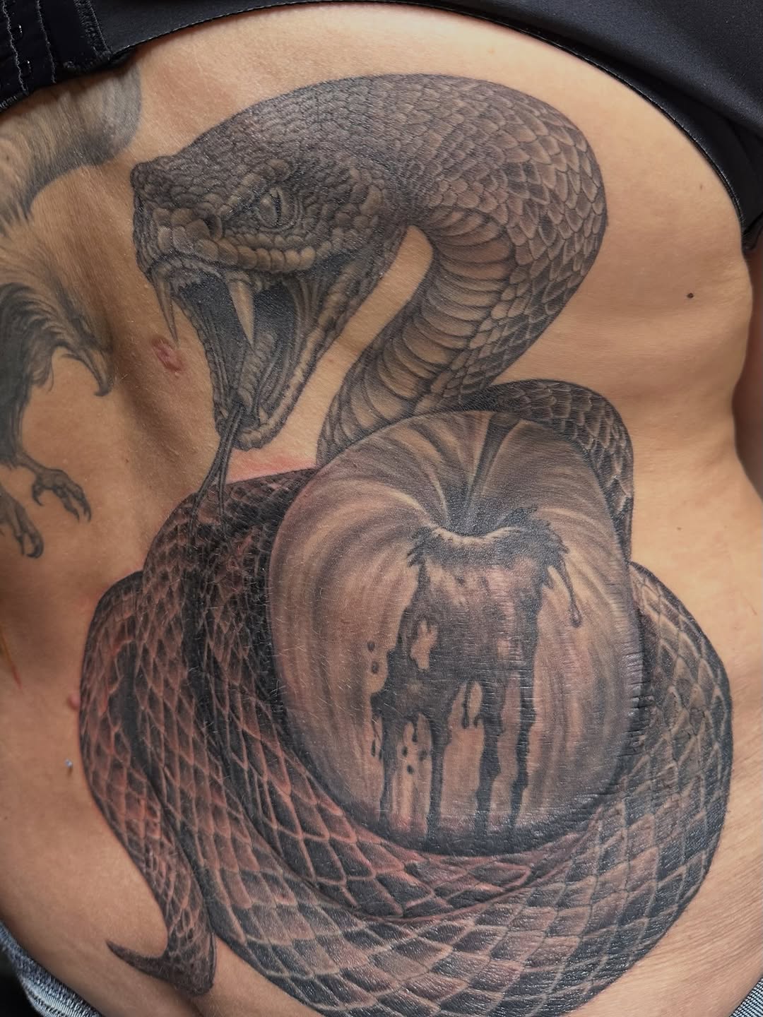 Tattoo by @baomtl — realism, black_and_grey