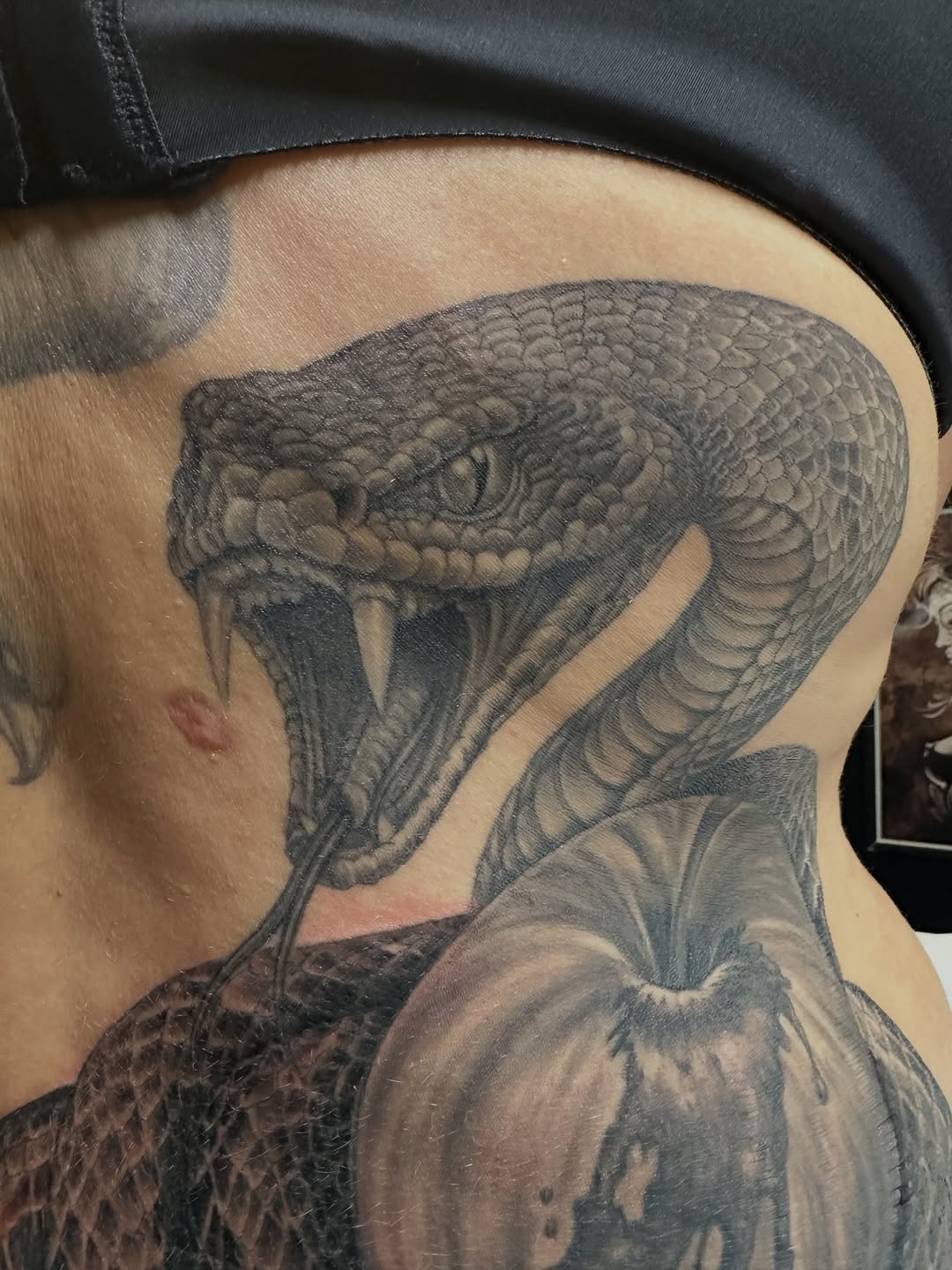 Tattoo by @baomtl — realism, black_and_grey
