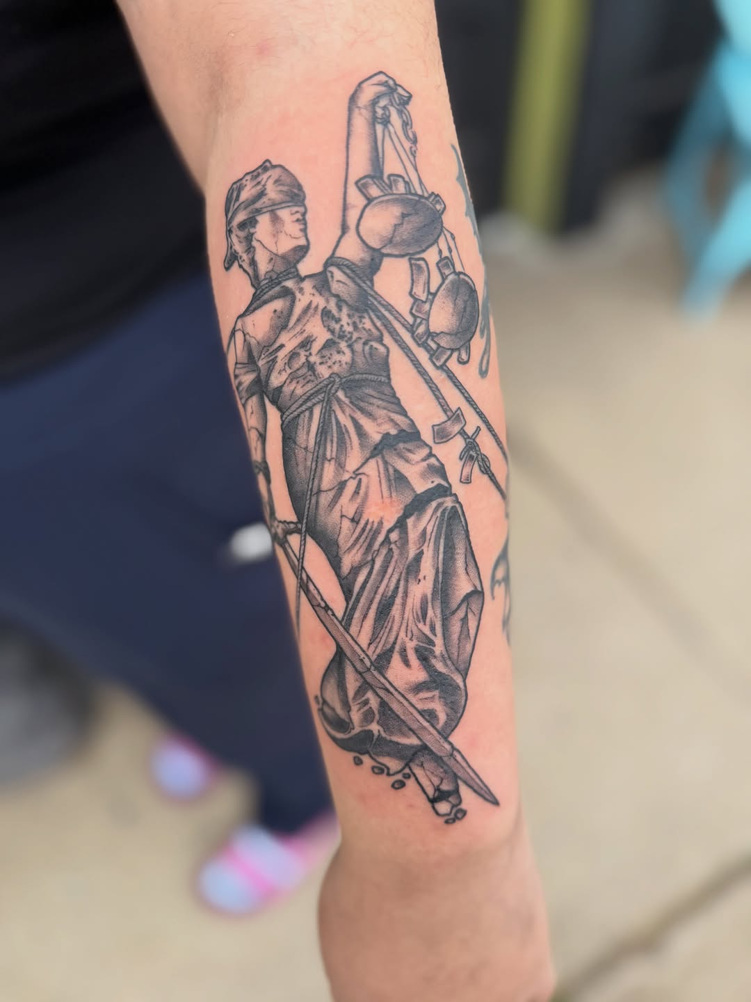 Tattoo by @chase_tattoos — black_and_grey, realism