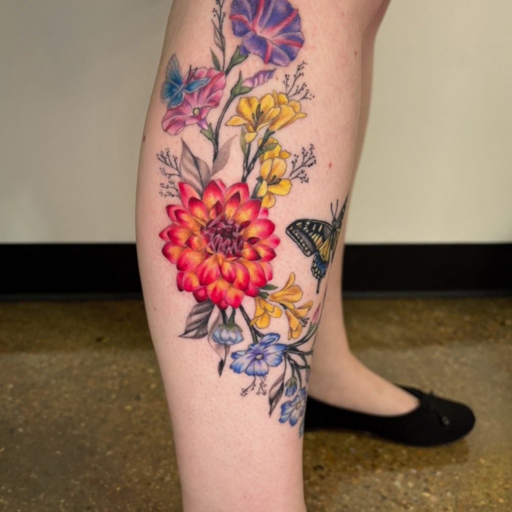 Tattoo by @hbones_artistry — realism, watercolor