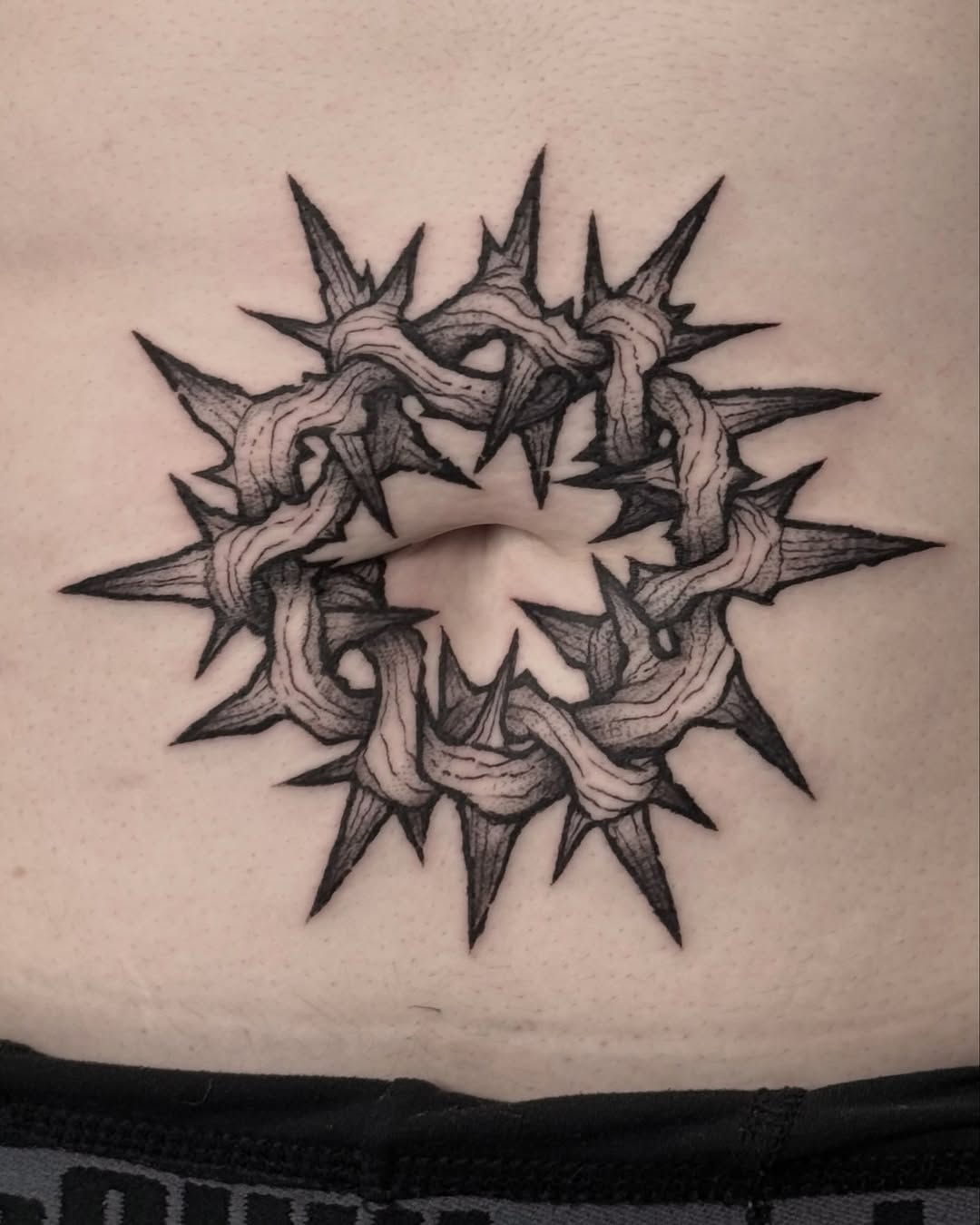 Tattoo by @dimsouls — blackwork