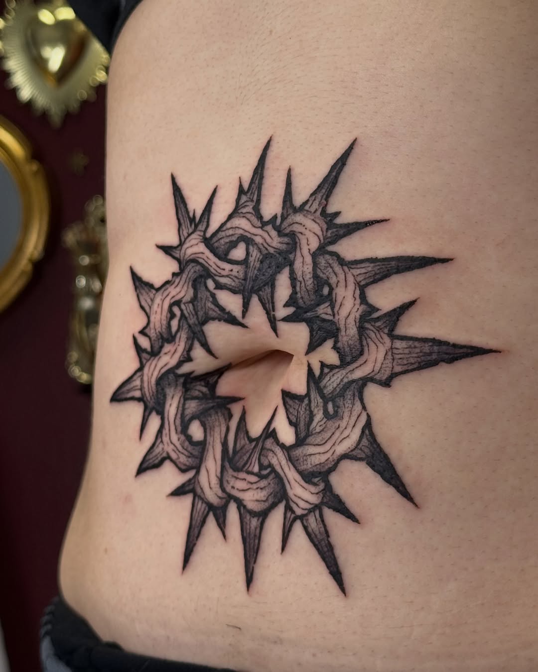 Tattoo by @dimsouls — blackwork