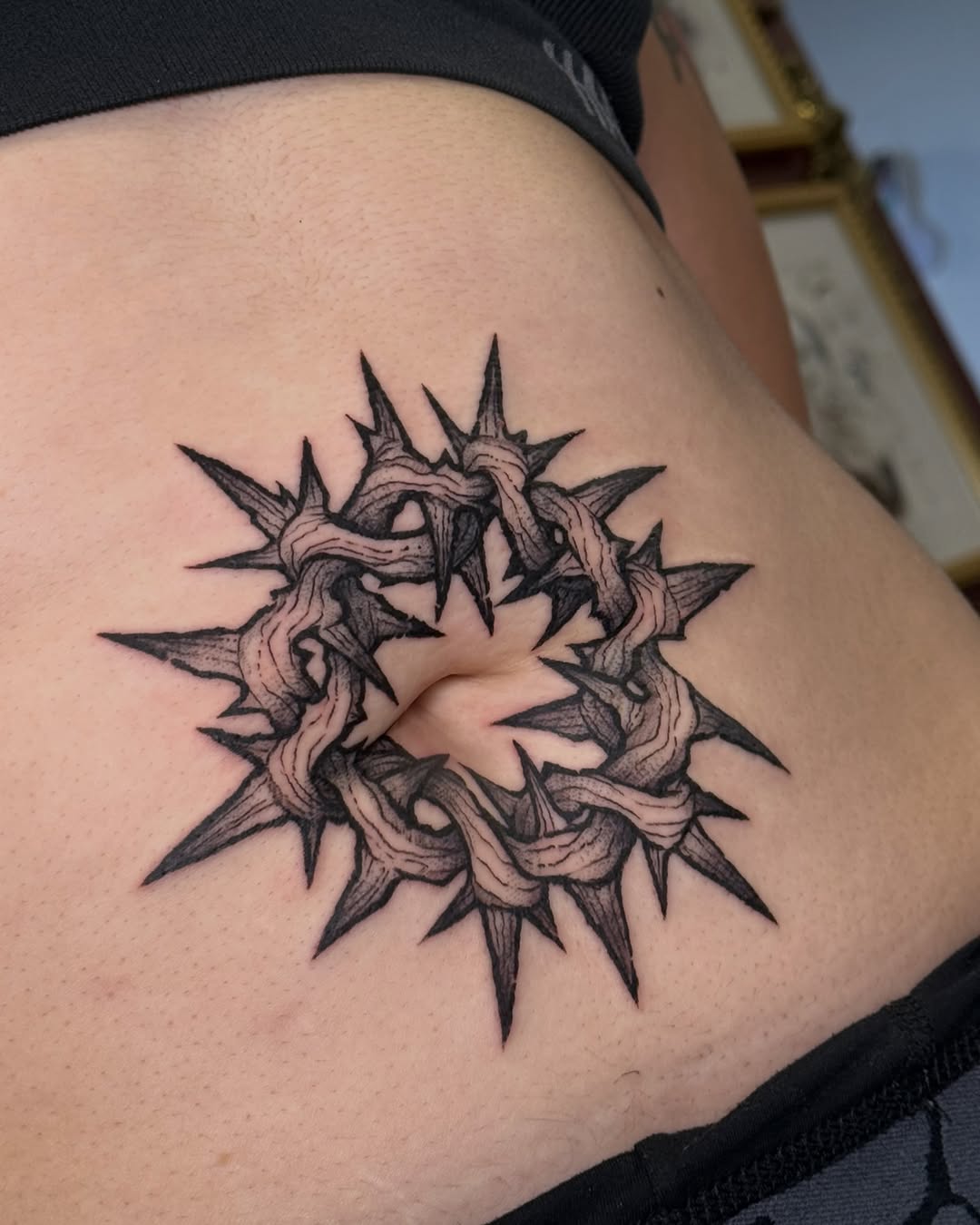 Tattoo by @dimsouls — blackwork