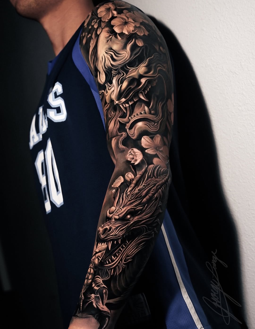 Tattoo by @lange_tattoo — black_and_grey, realism