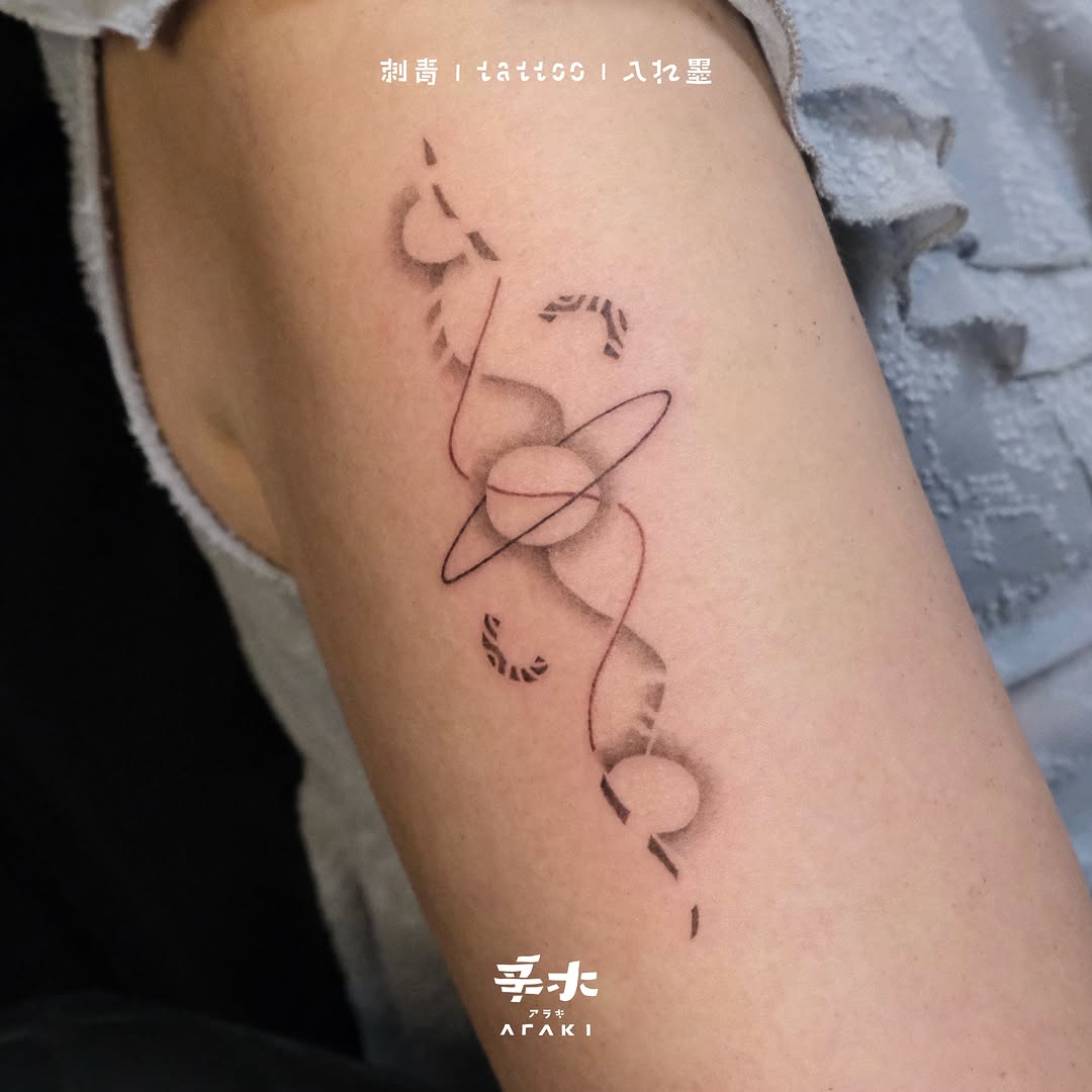 Tattoo by @araki_tattoo — geometric, ornamental