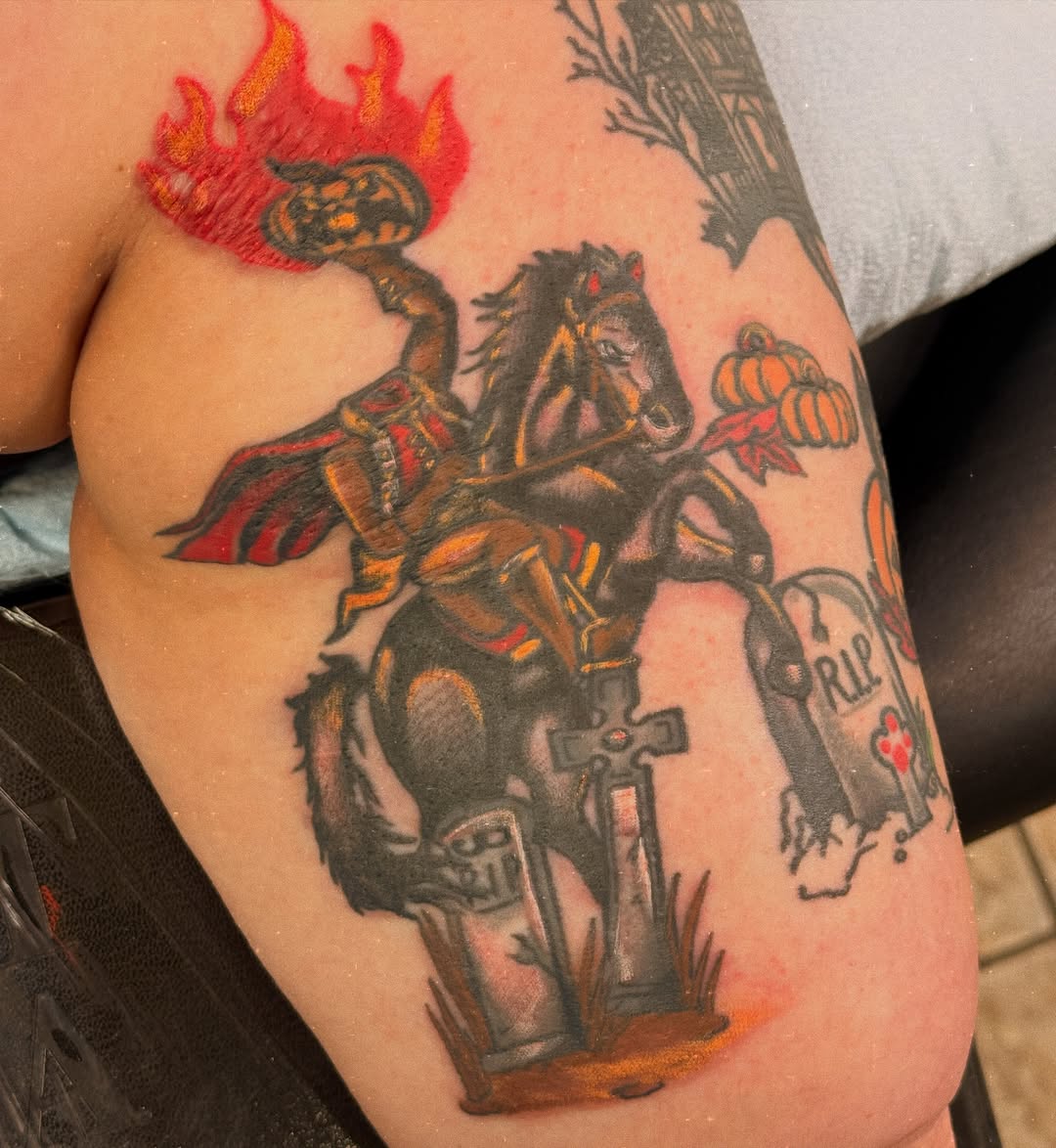 Tattoo by @ladycausemaker — american_traditional