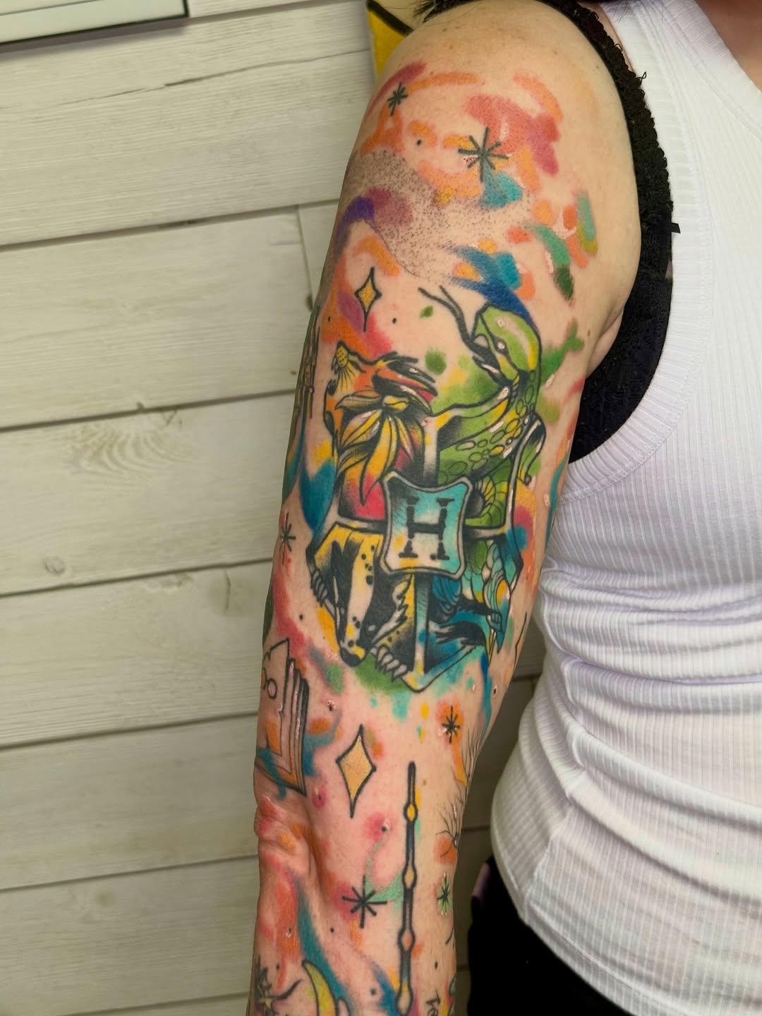 Tattoo by @muridiana — new_school, watercolor