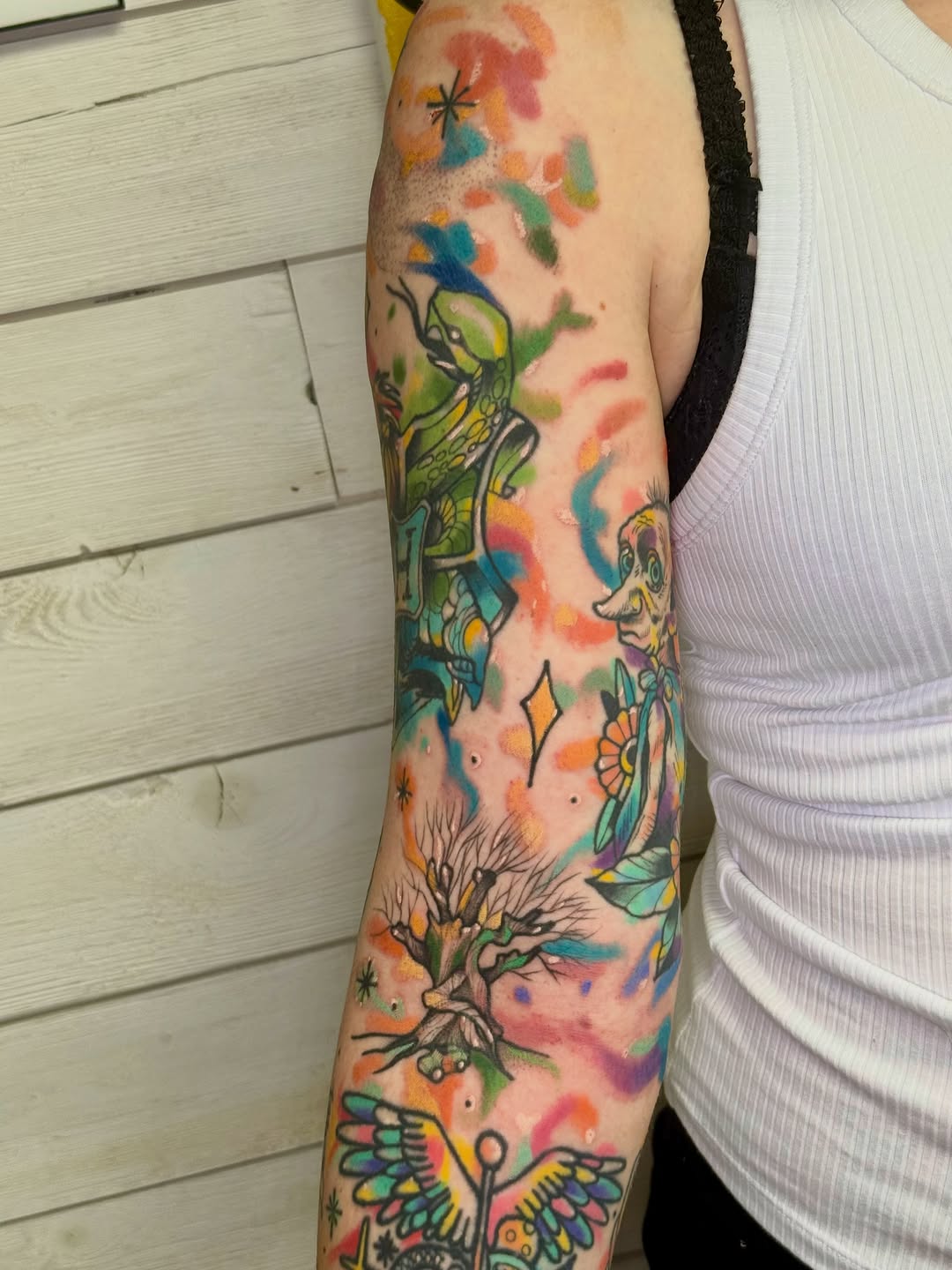 Tattoo by @muridiana — watercolor, new_school