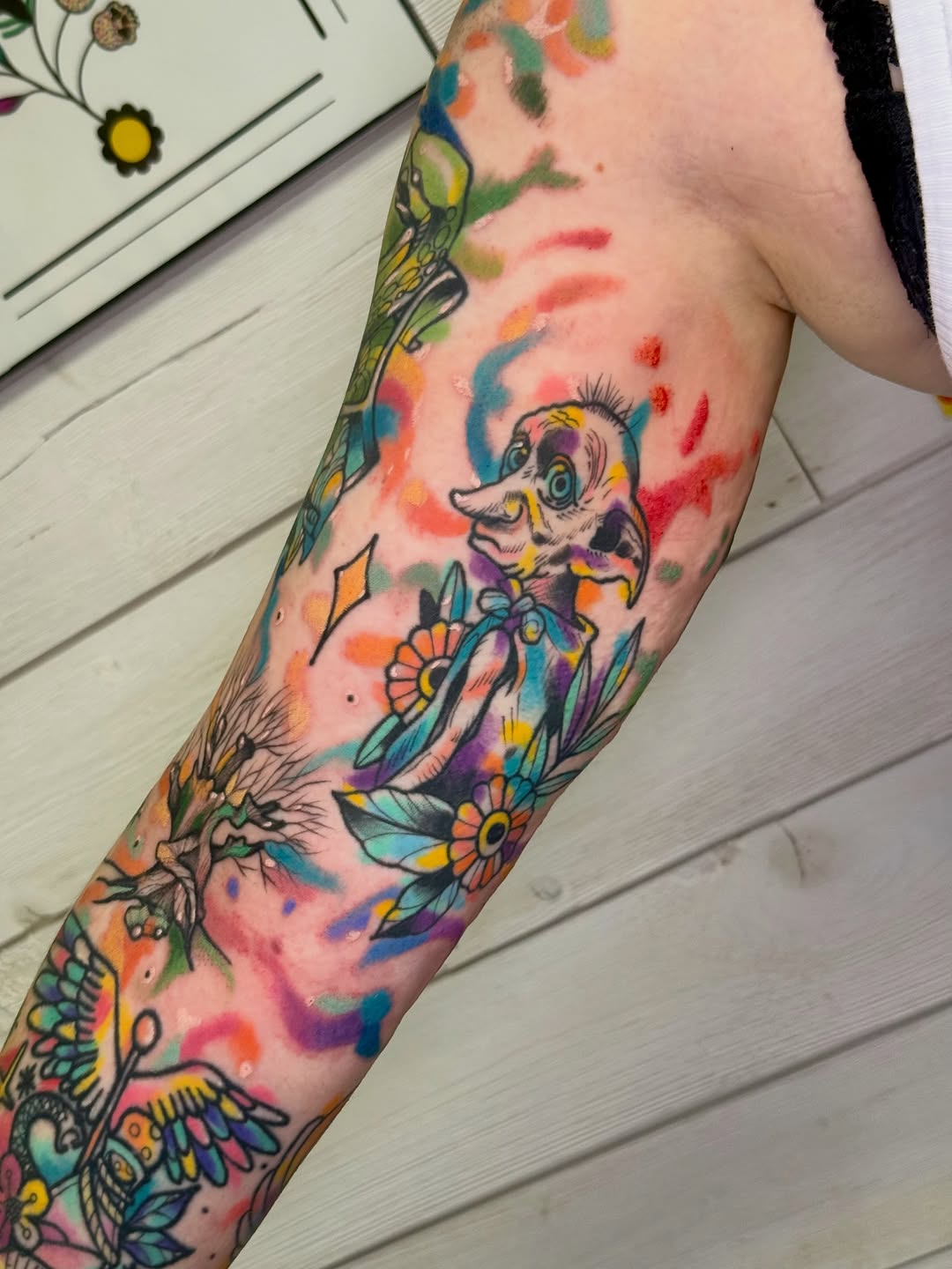 Tattoo by @muridiana — new_school, watercolor