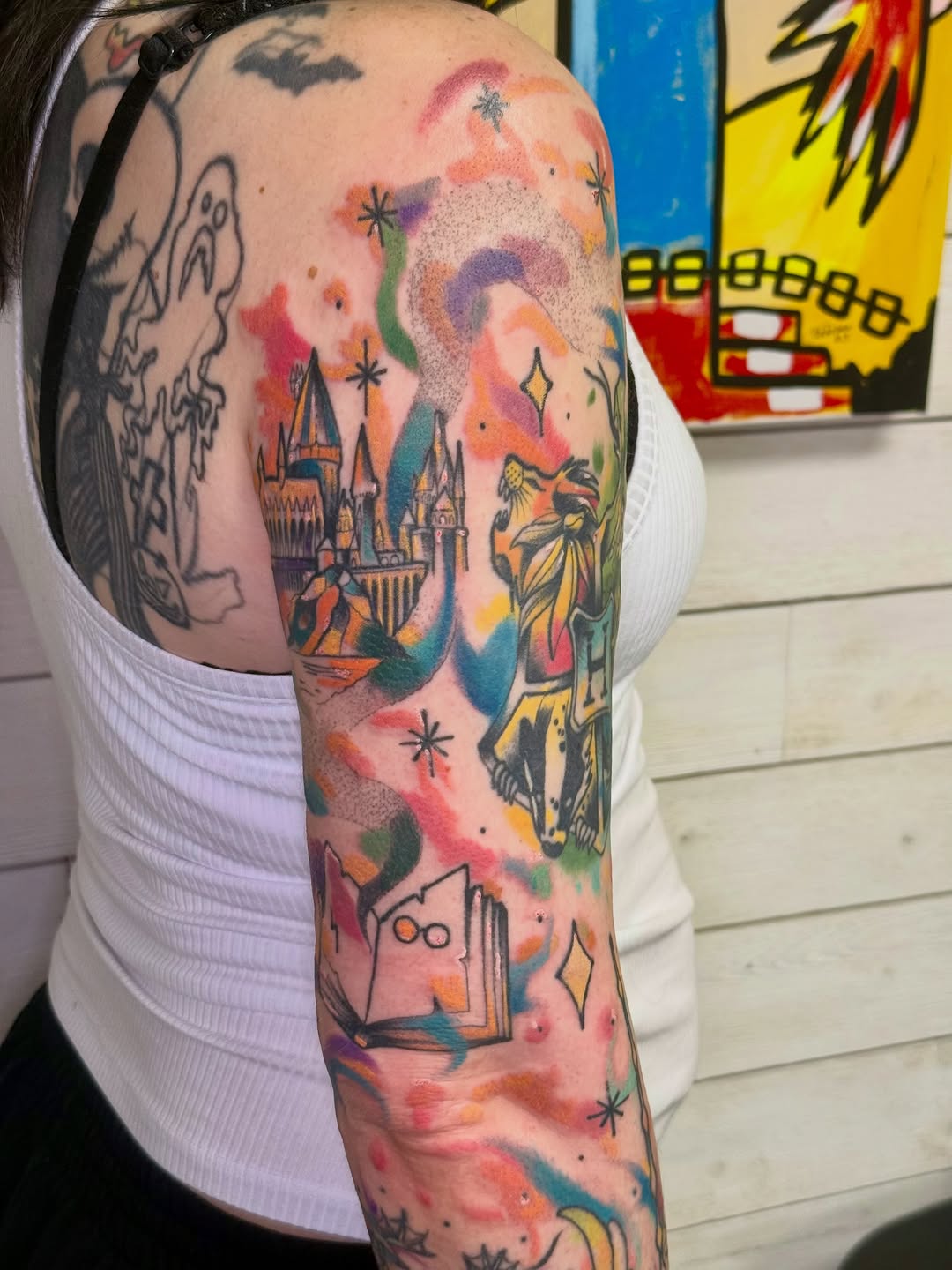 Tattoo by @muridiana — watercolor, illustrative