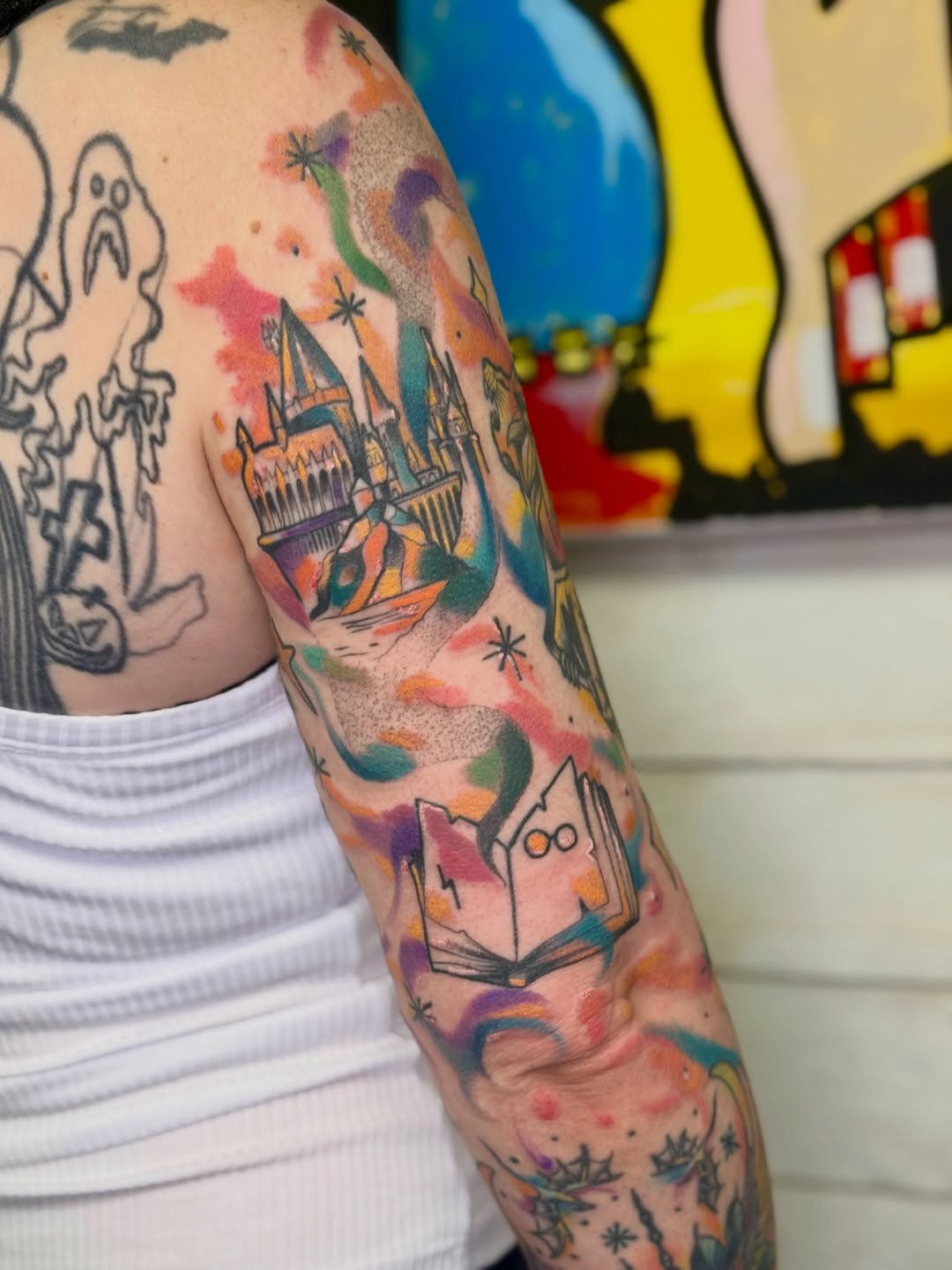 Tattoo by @muridiana — watercolor, illustrative