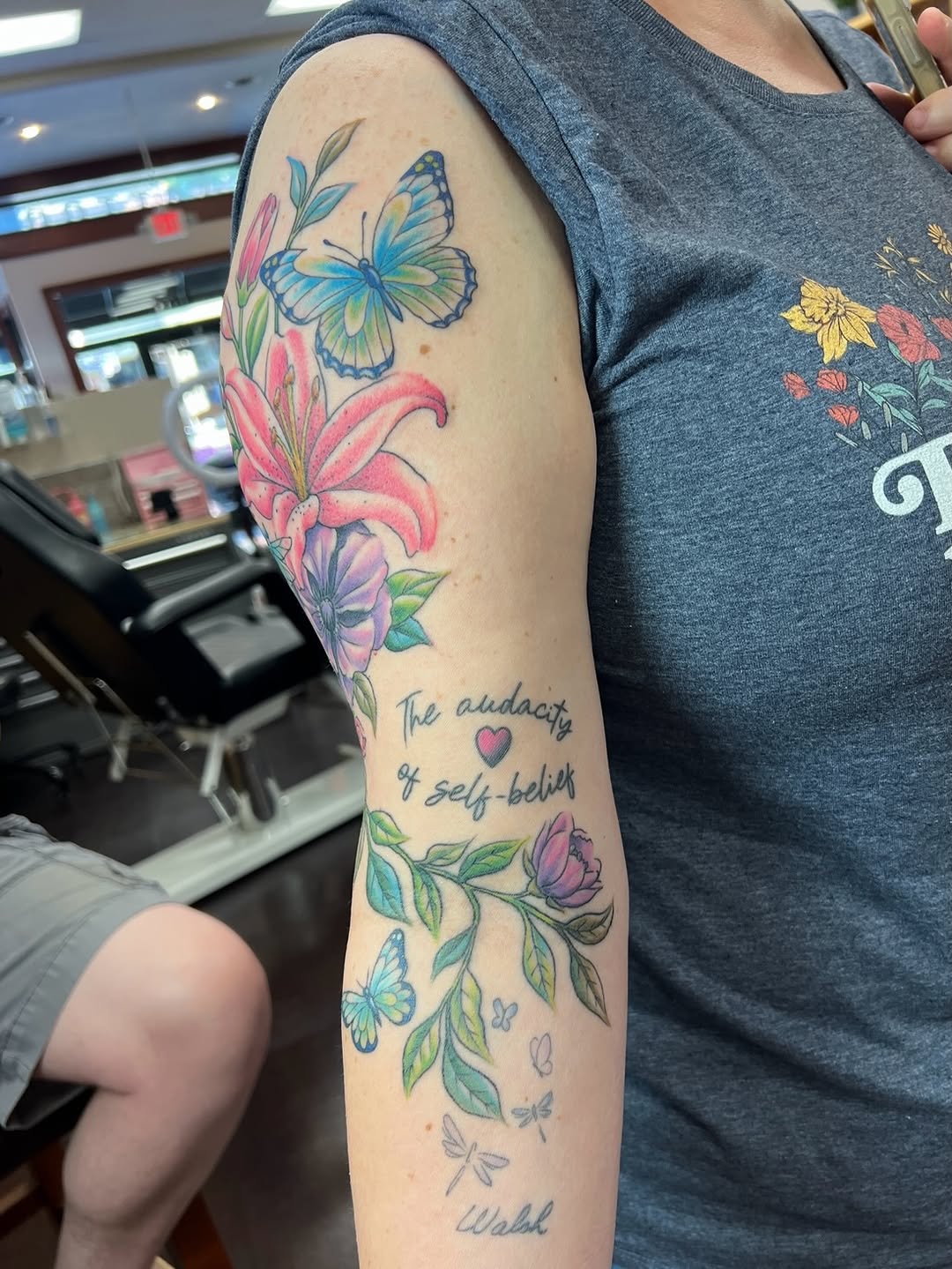 Tattoo by @lilylaurilatattoos β fine_line, lettering_script