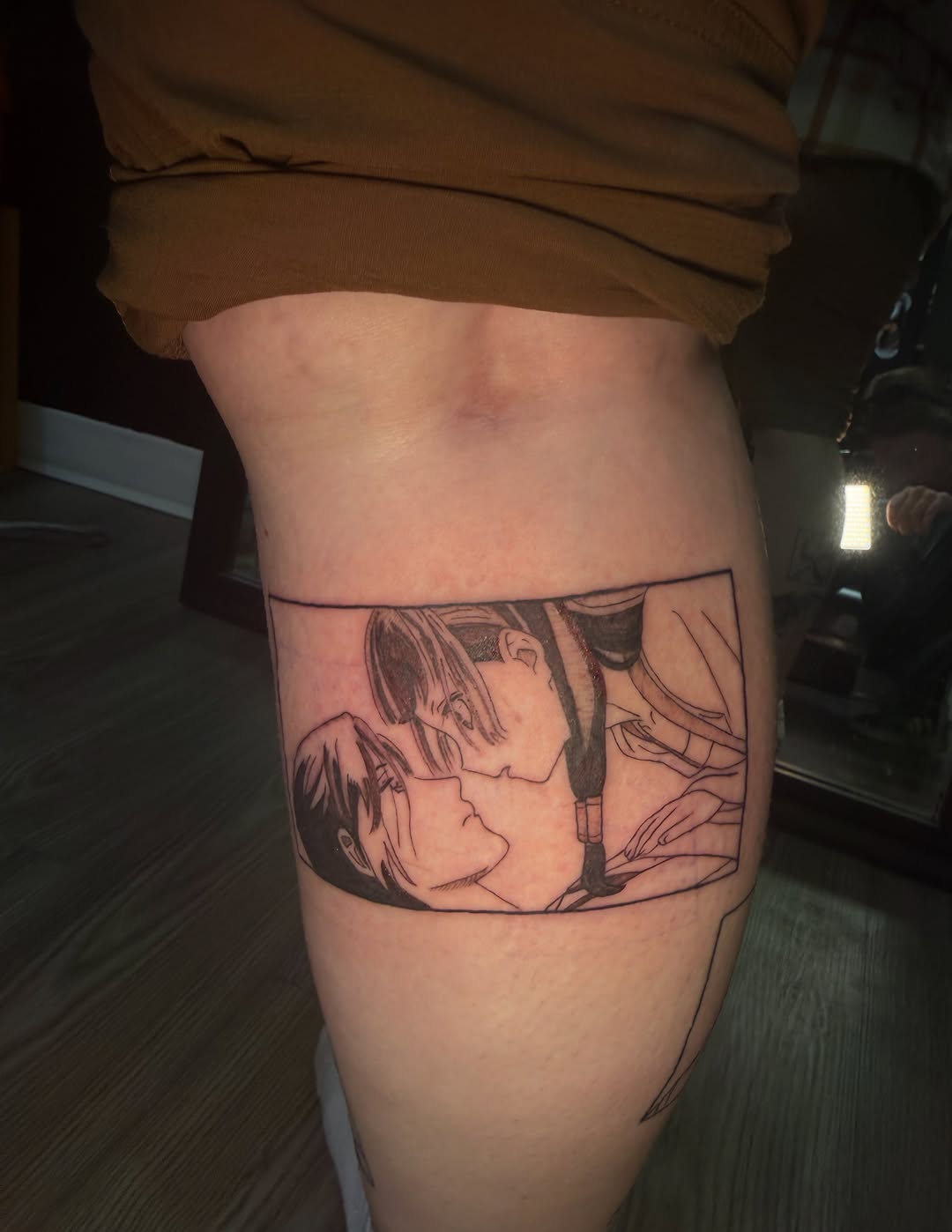 Tattoo by @rachelftattoos — anime