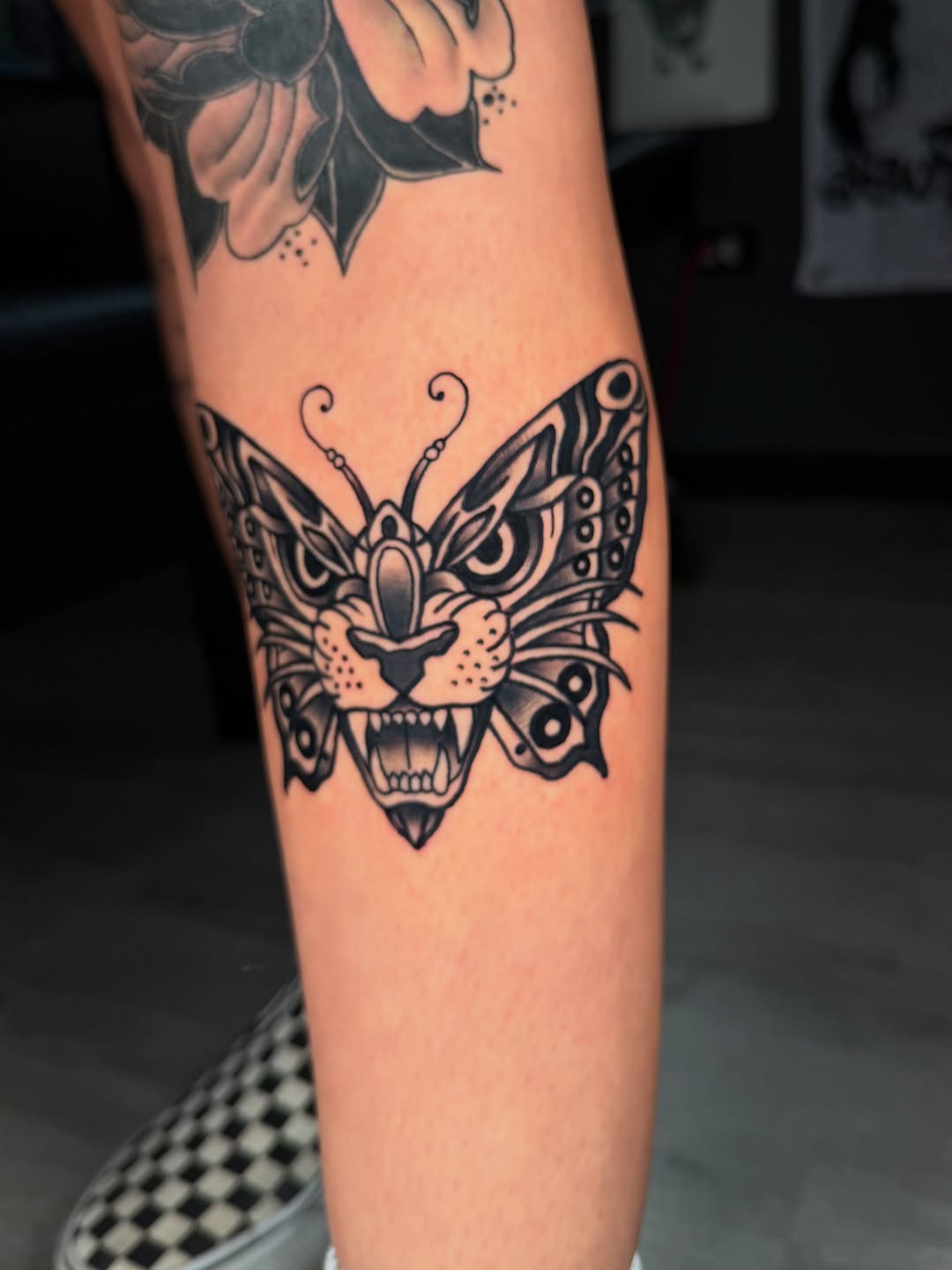 Tattoo by @subhumanninja — american_traditional, black_and_grey