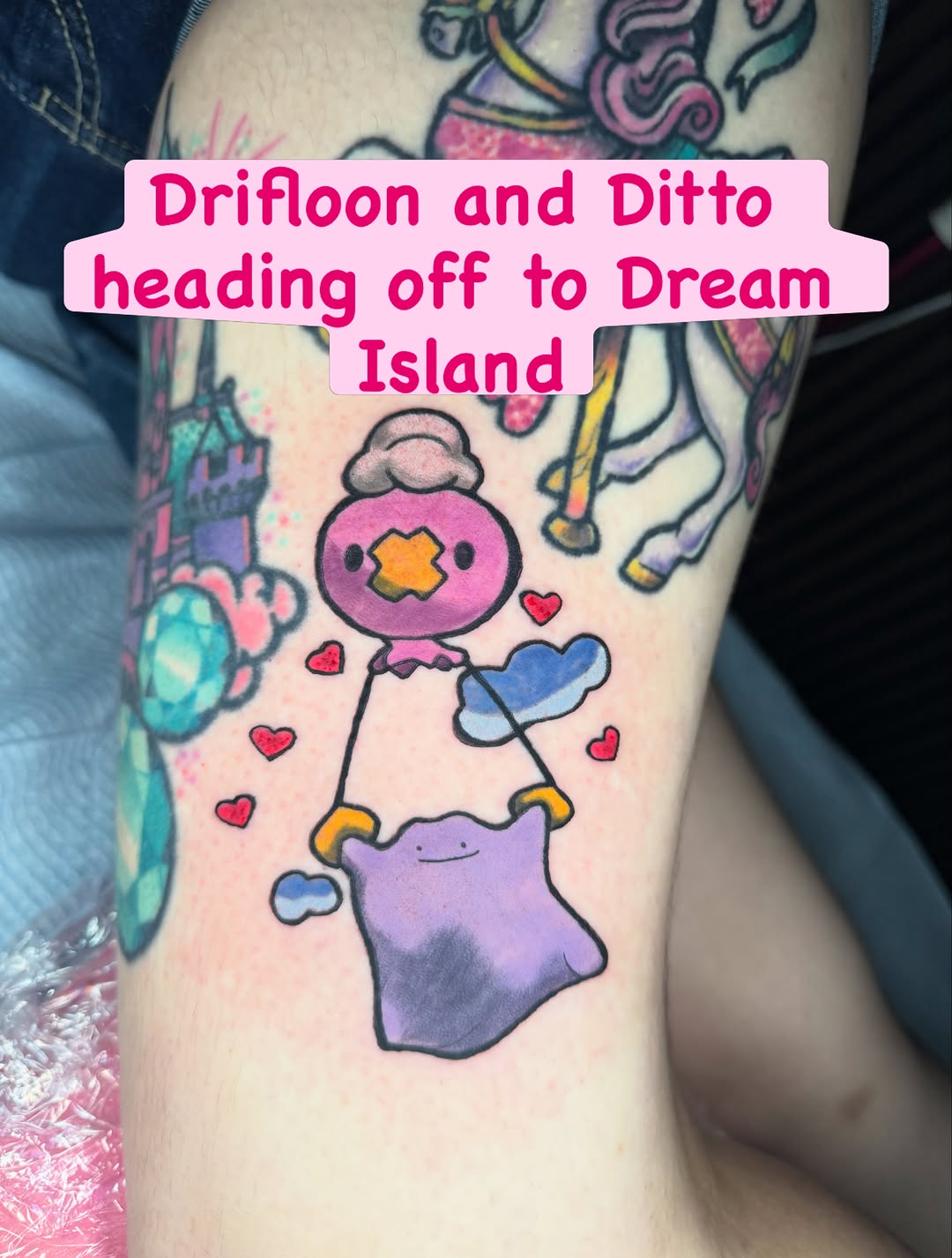 Tattoo by @petal.and.pigment.tattoos — new_school, anime