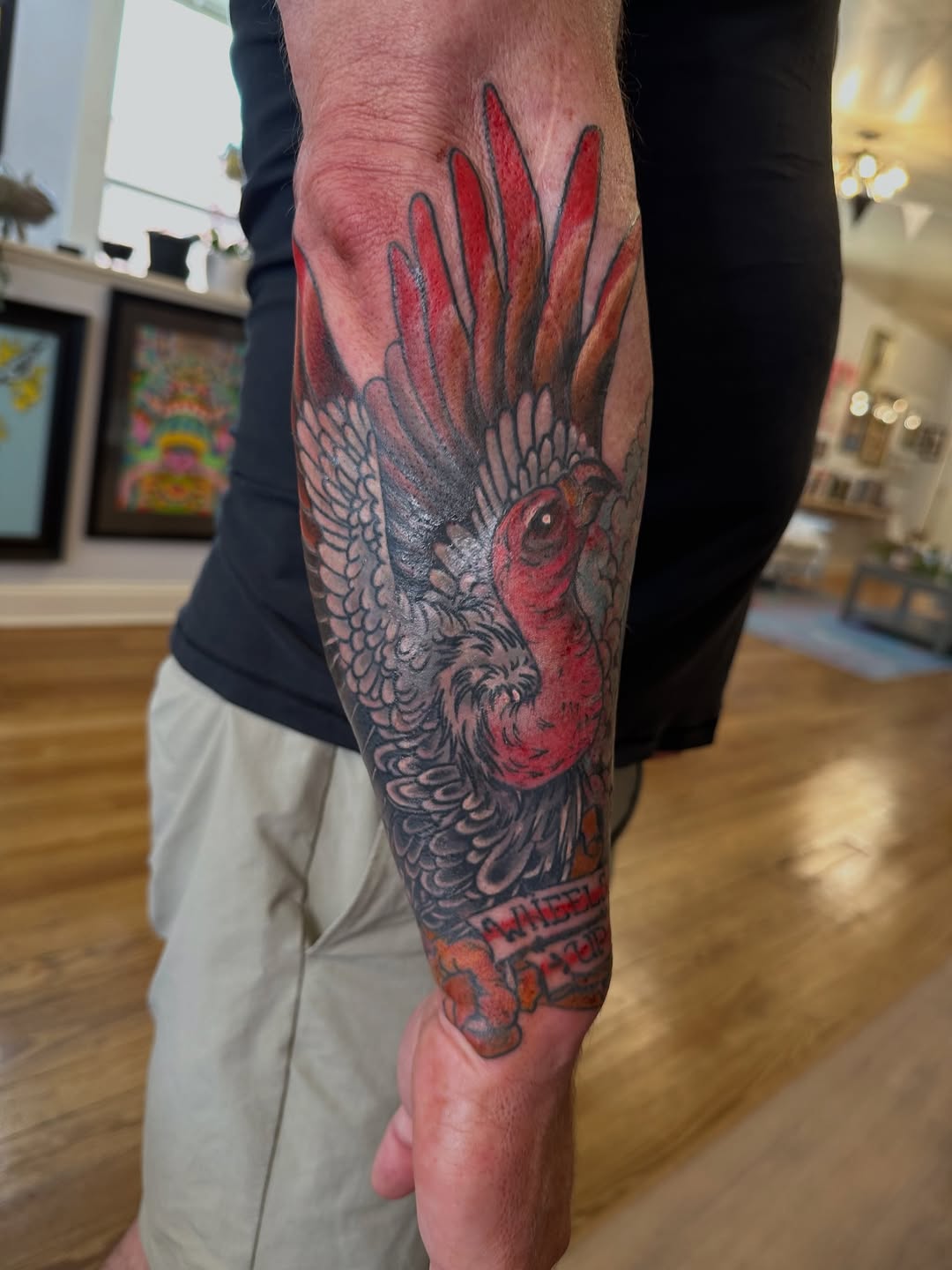 Tattoo by @electricunicorn — american_traditional, neo_traditional