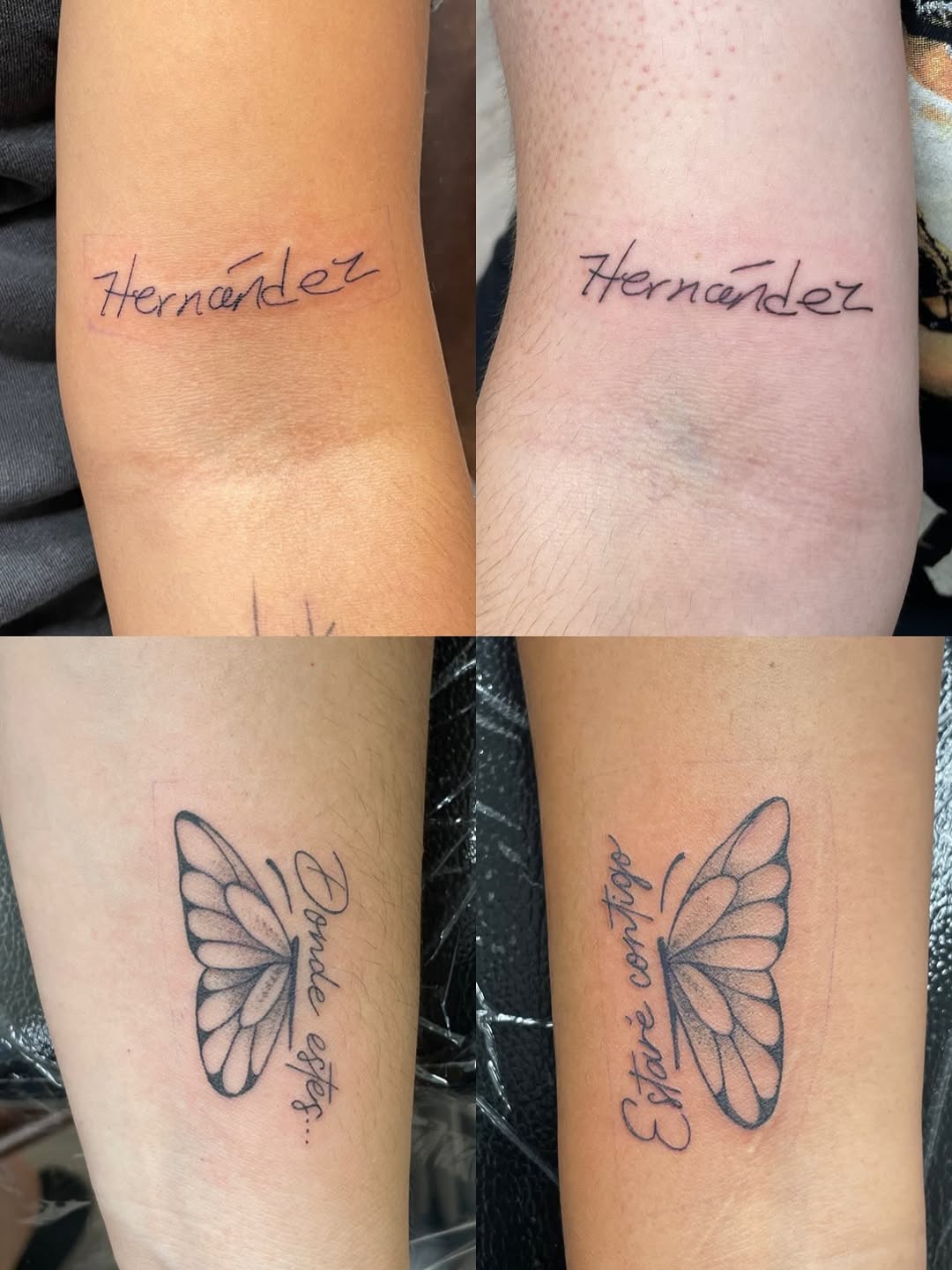 Tattoo by @dom.tattoos โ lettering_script, fine_line