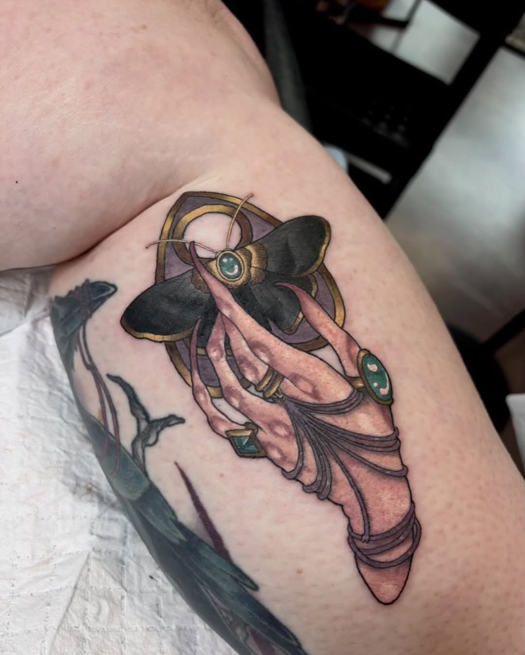 Tattoo by @kaylieseaver — neo_traditional, illustrative